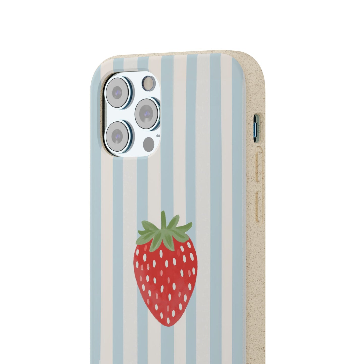 Strawberry Stripe iPhone Case