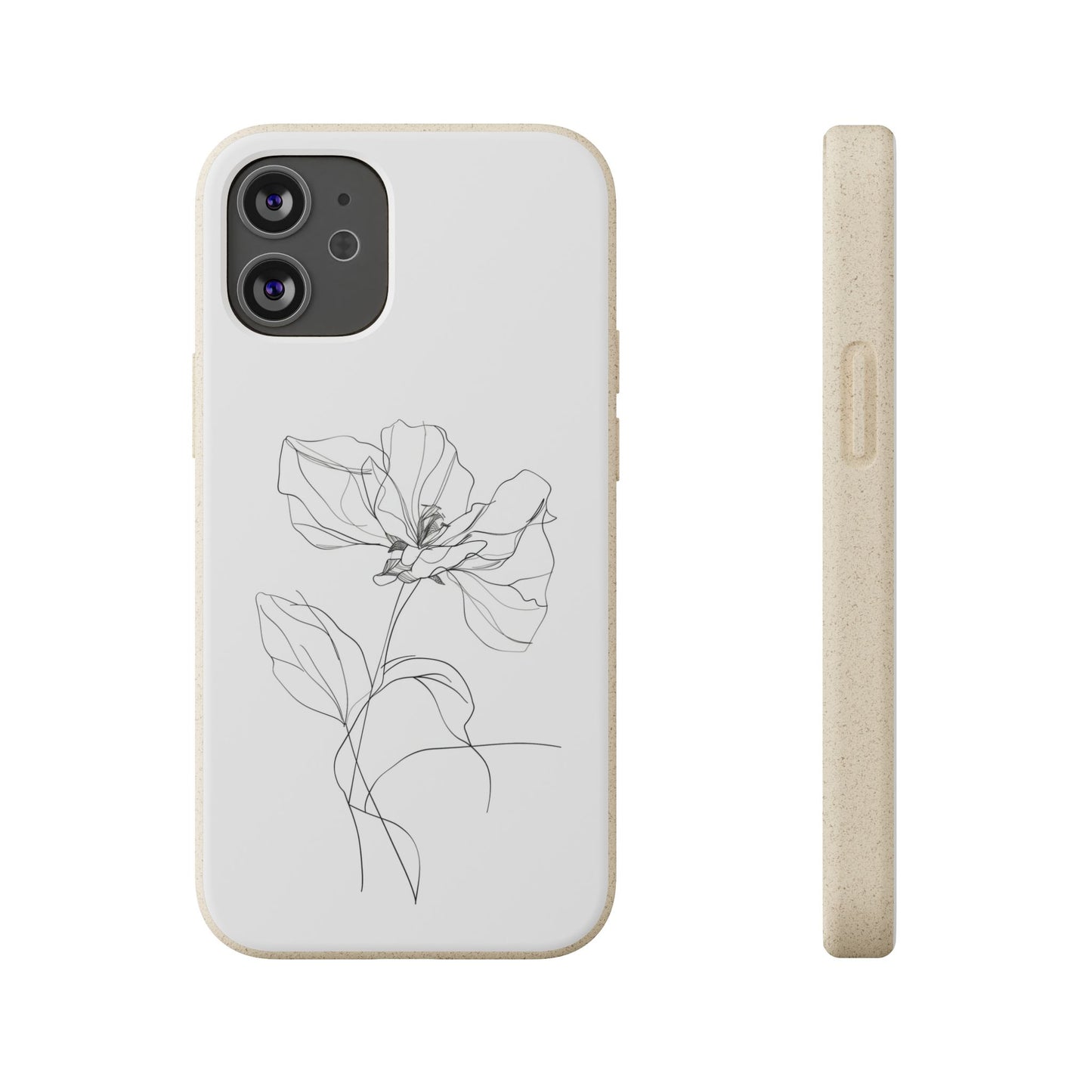 Minimalist Flower iPhone Case