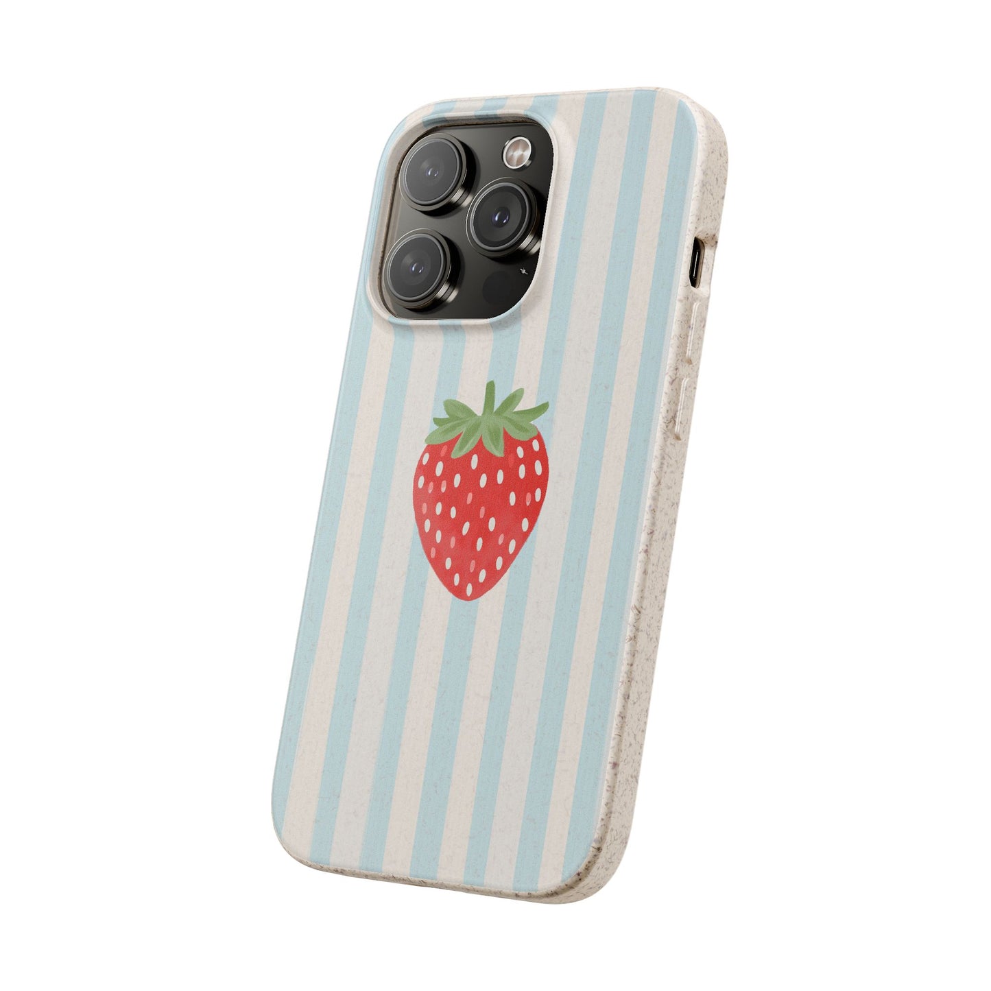 Strawberry Stripe iPhone Case