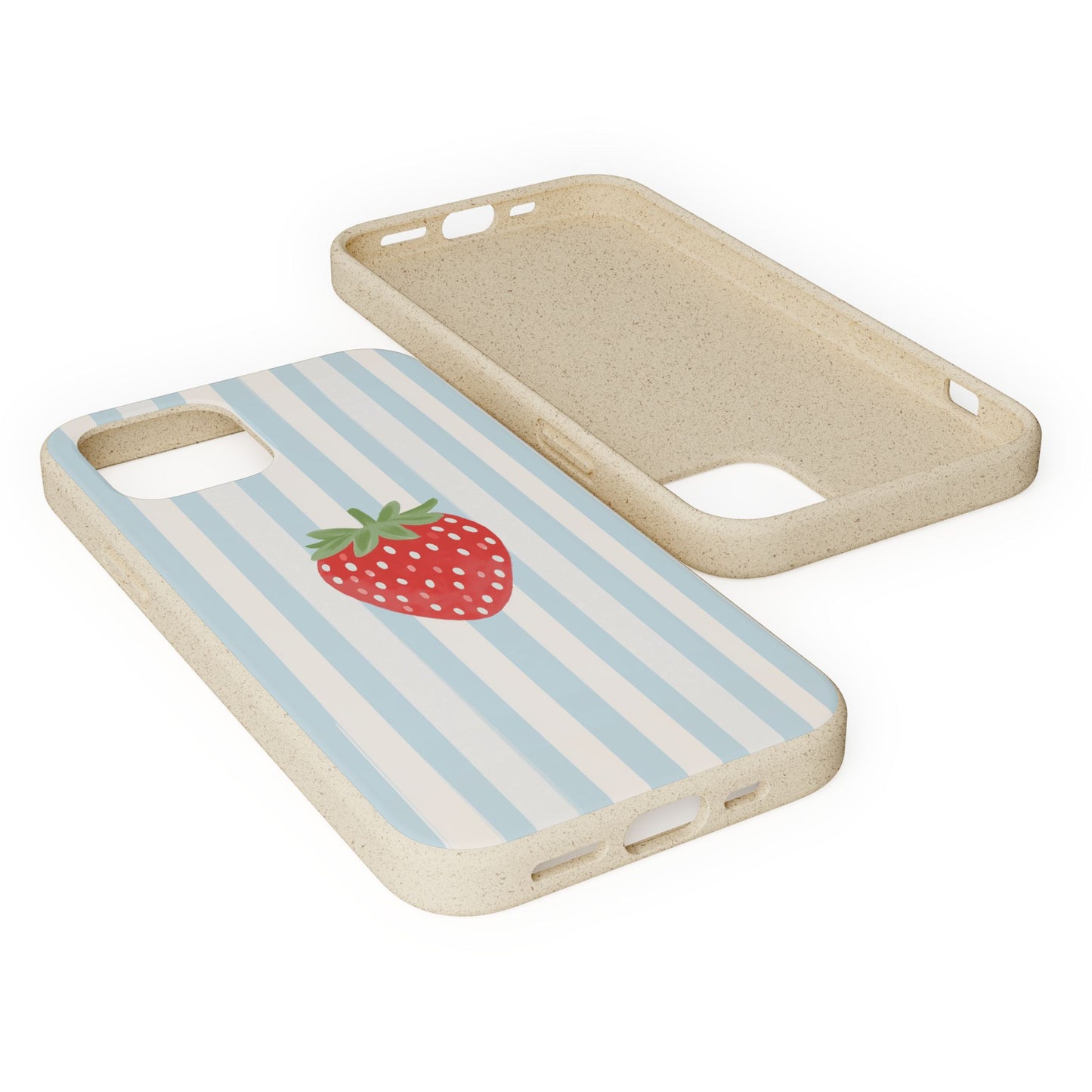 Strawberry Stripe iPhone Case