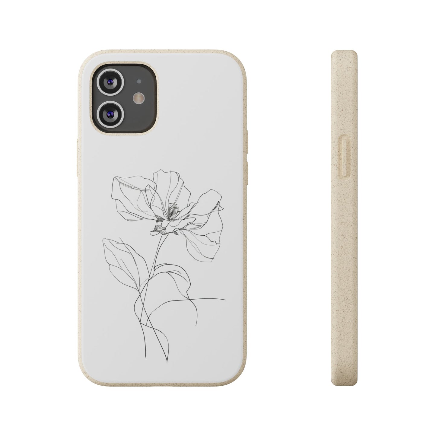 Minimalist Flower iPhone Case