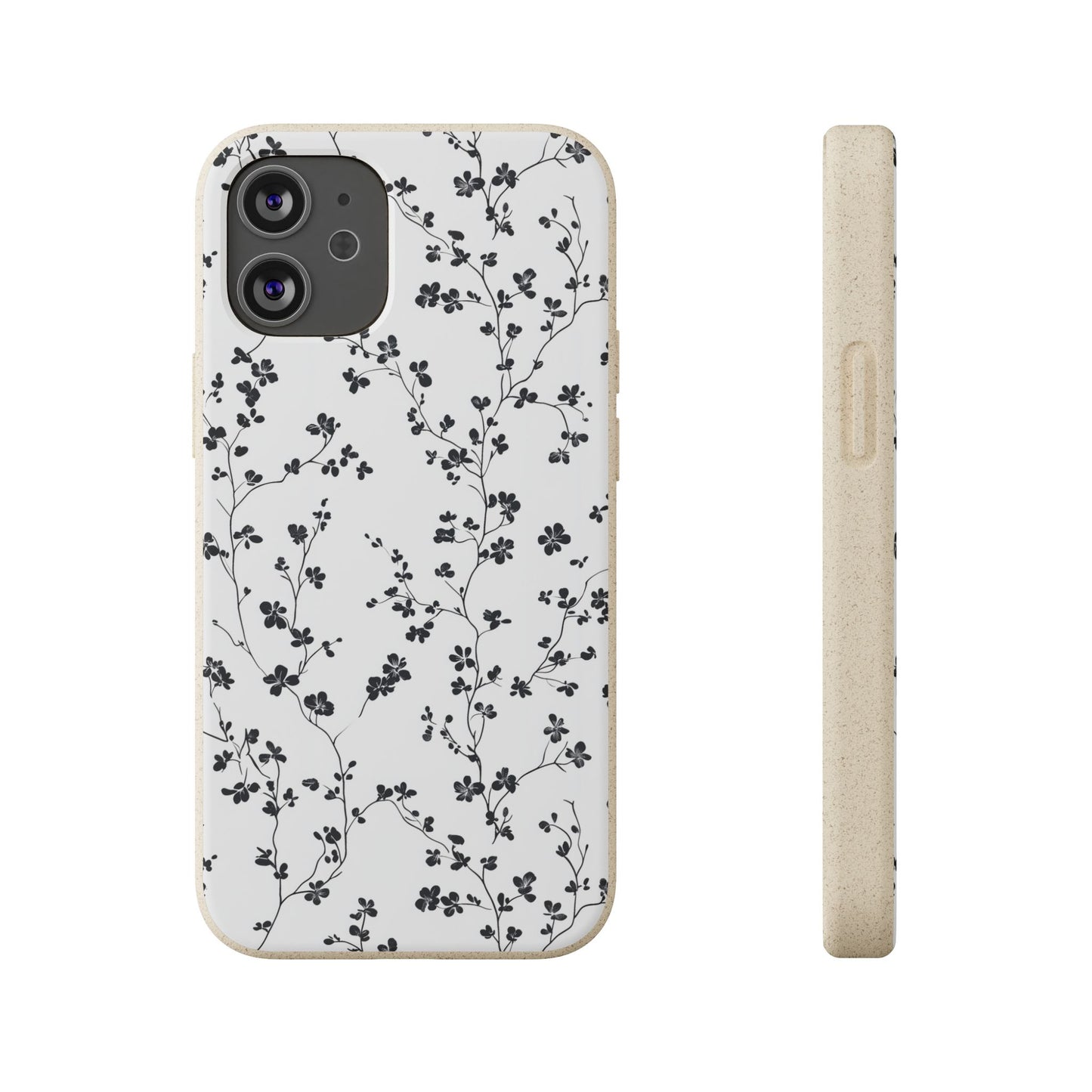 Black Blossoms iPhone Case