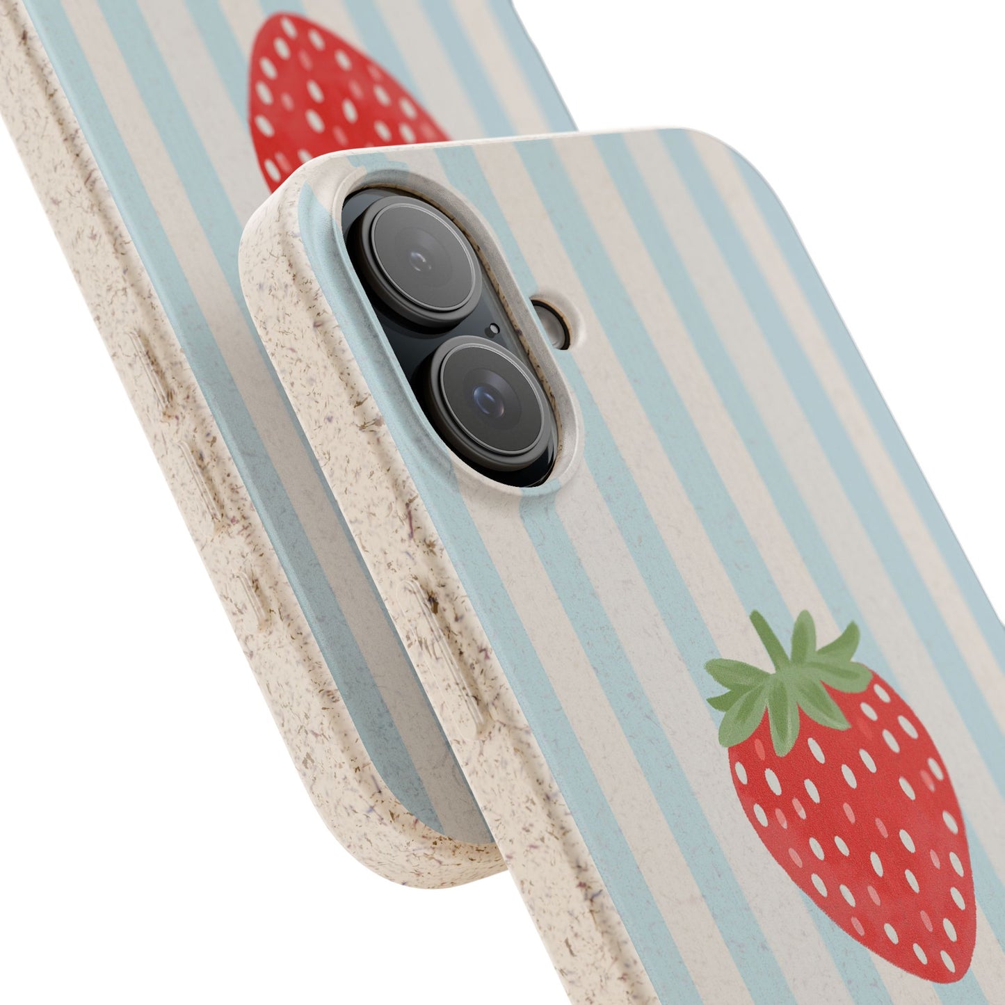 Strawberry Stripe iPhone Case