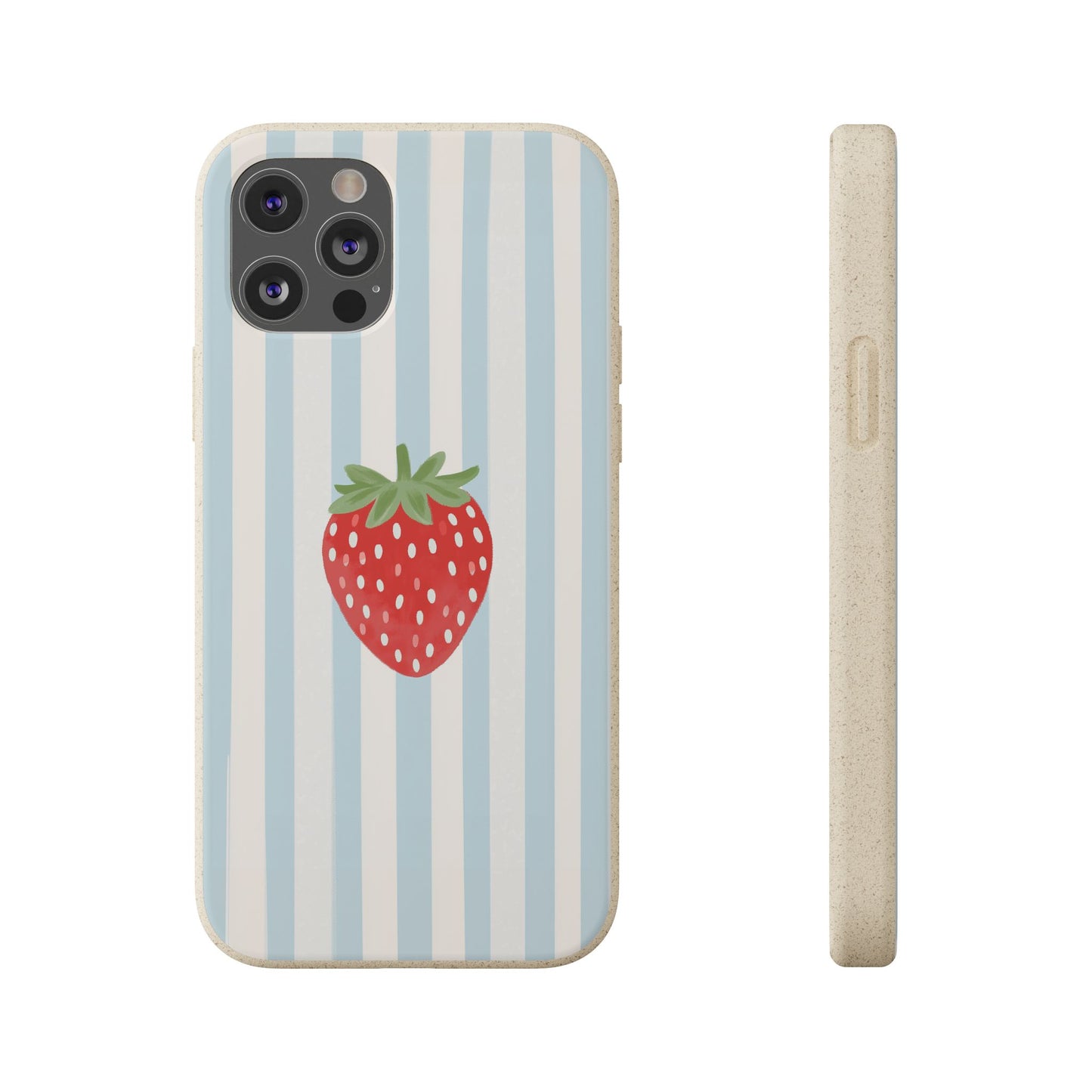 Strawberry Stripe iPhone Case