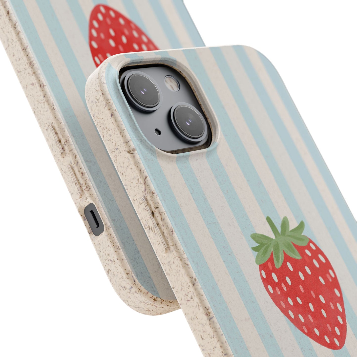 Strawberry Stripe iPhone Case
