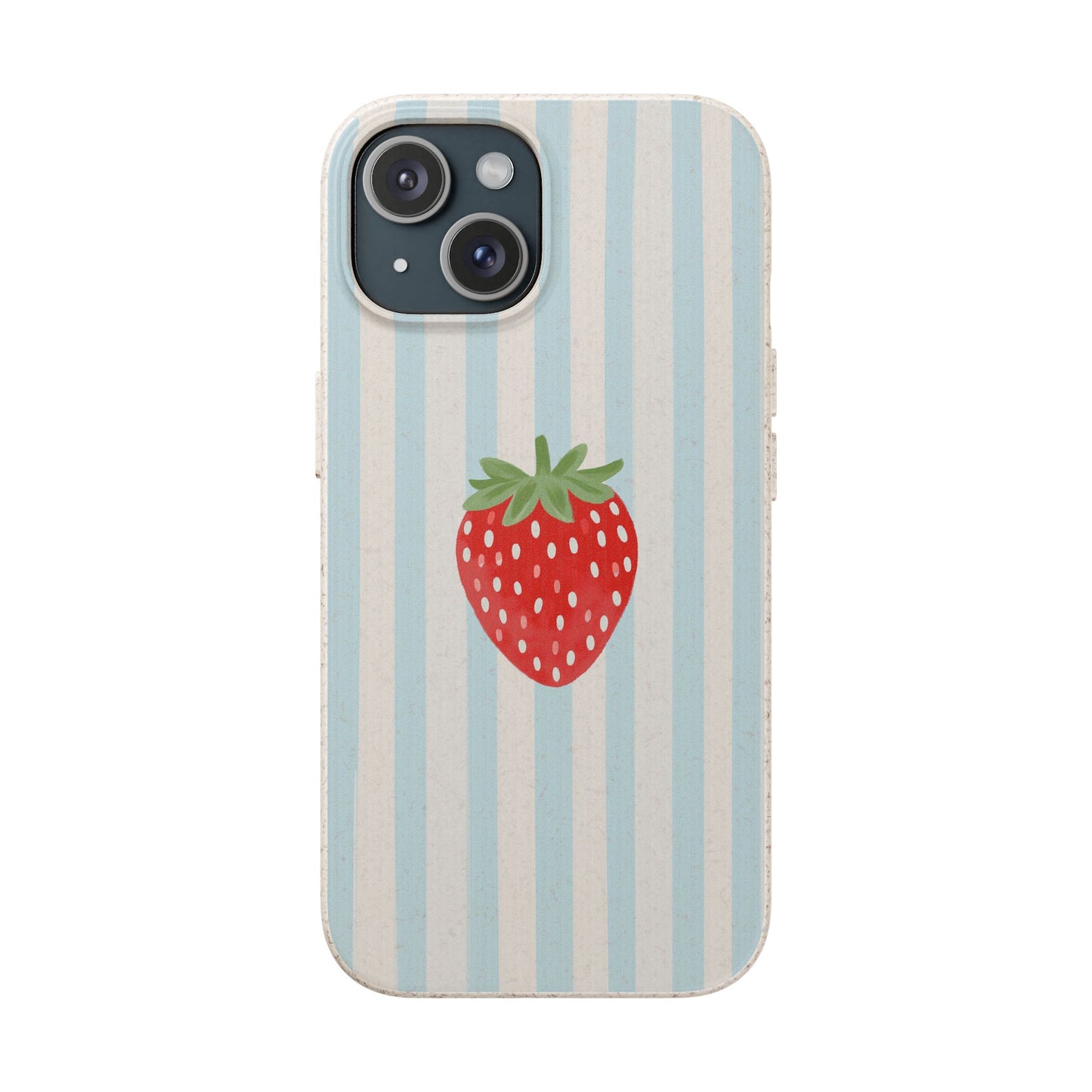Strawberry Stripe iPhone Case