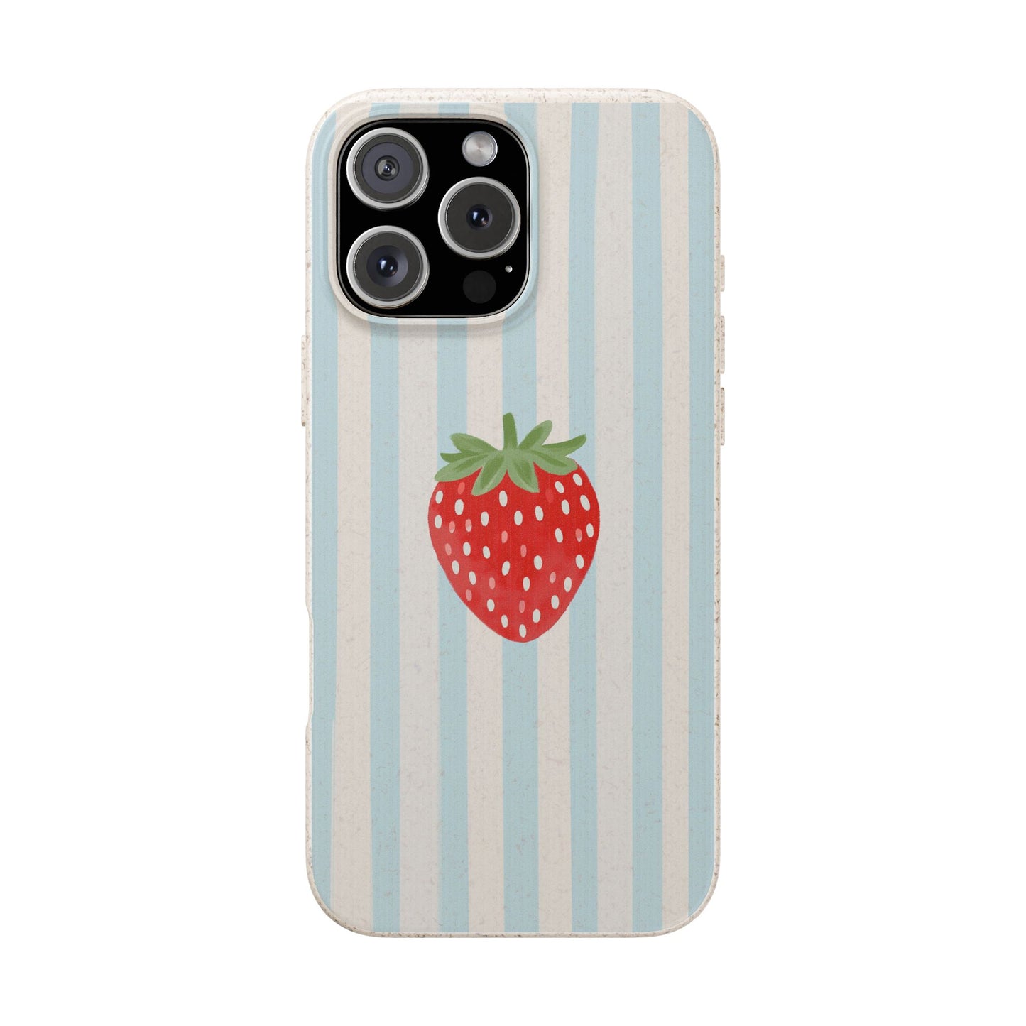 Strawberry Stripe iPhone Case