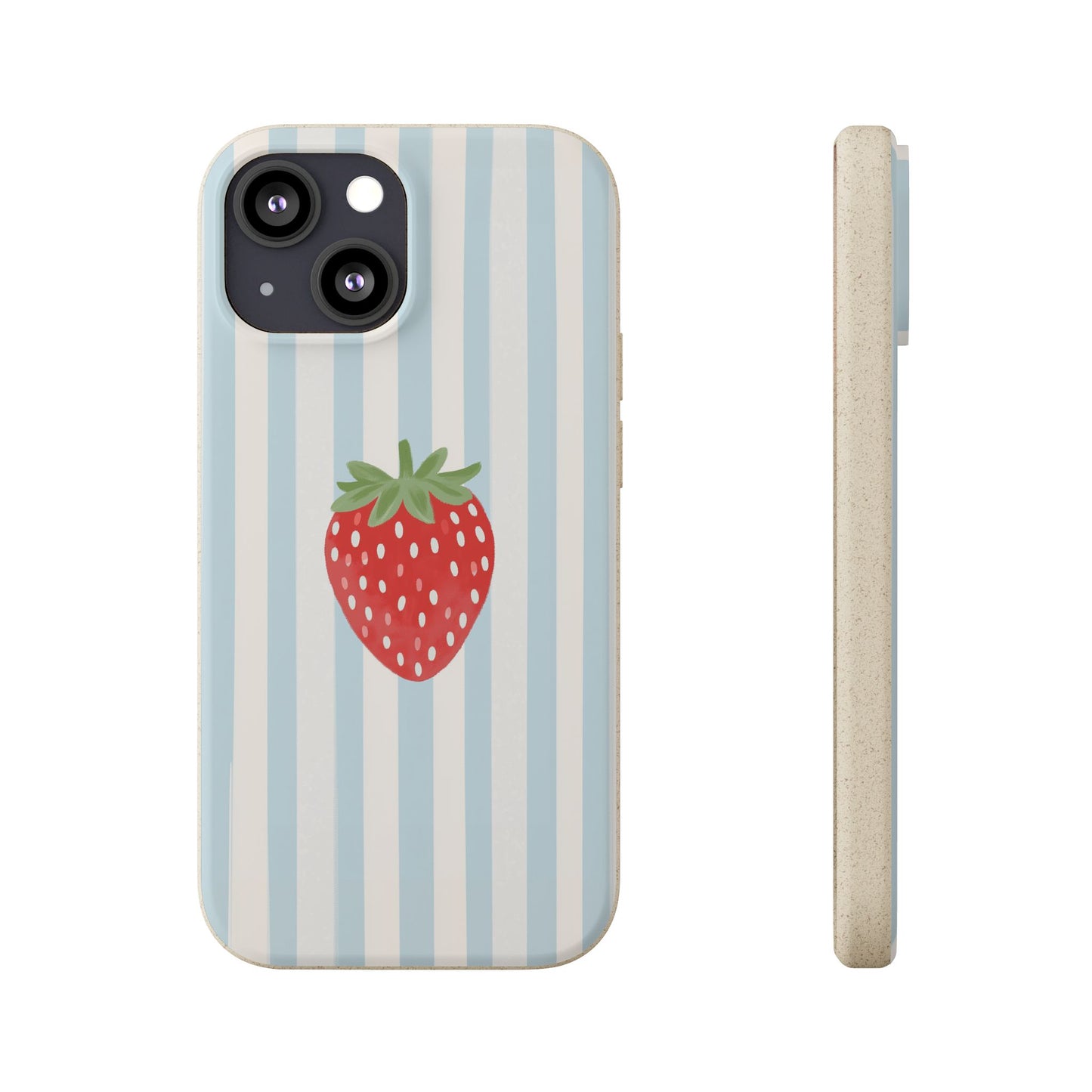 Strawberry Stripe iPhone Case