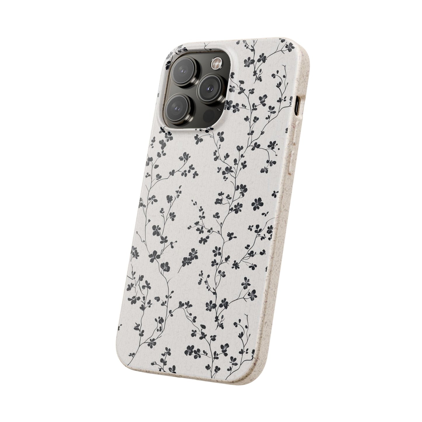 Black Blossoms iPhone Case