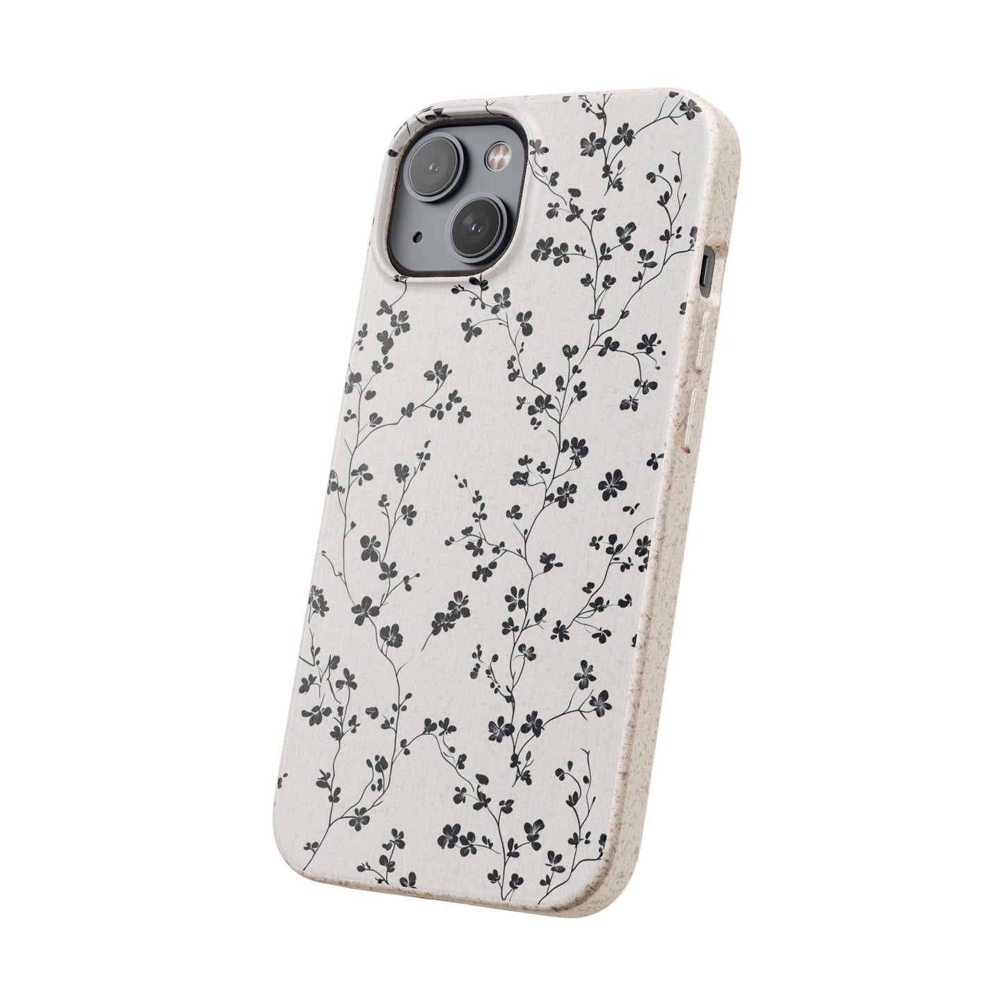 Black Blossoms iPhone Case