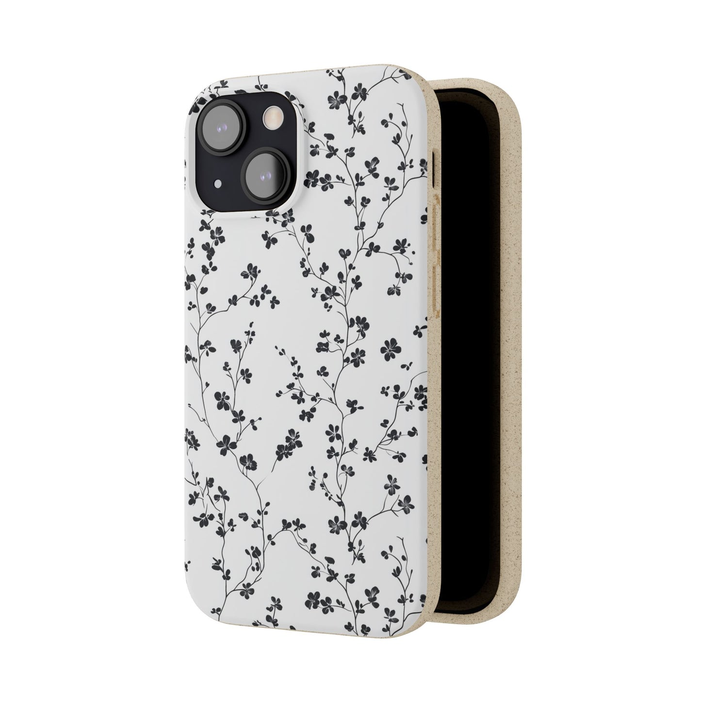 Black Blossoms iPhone Case
