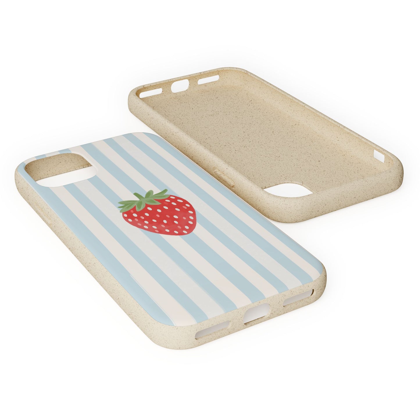 Strawberry Stripe iPhone Case