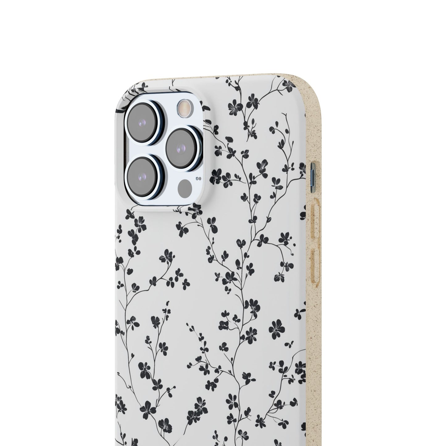 Black Blossoms iPhone Case