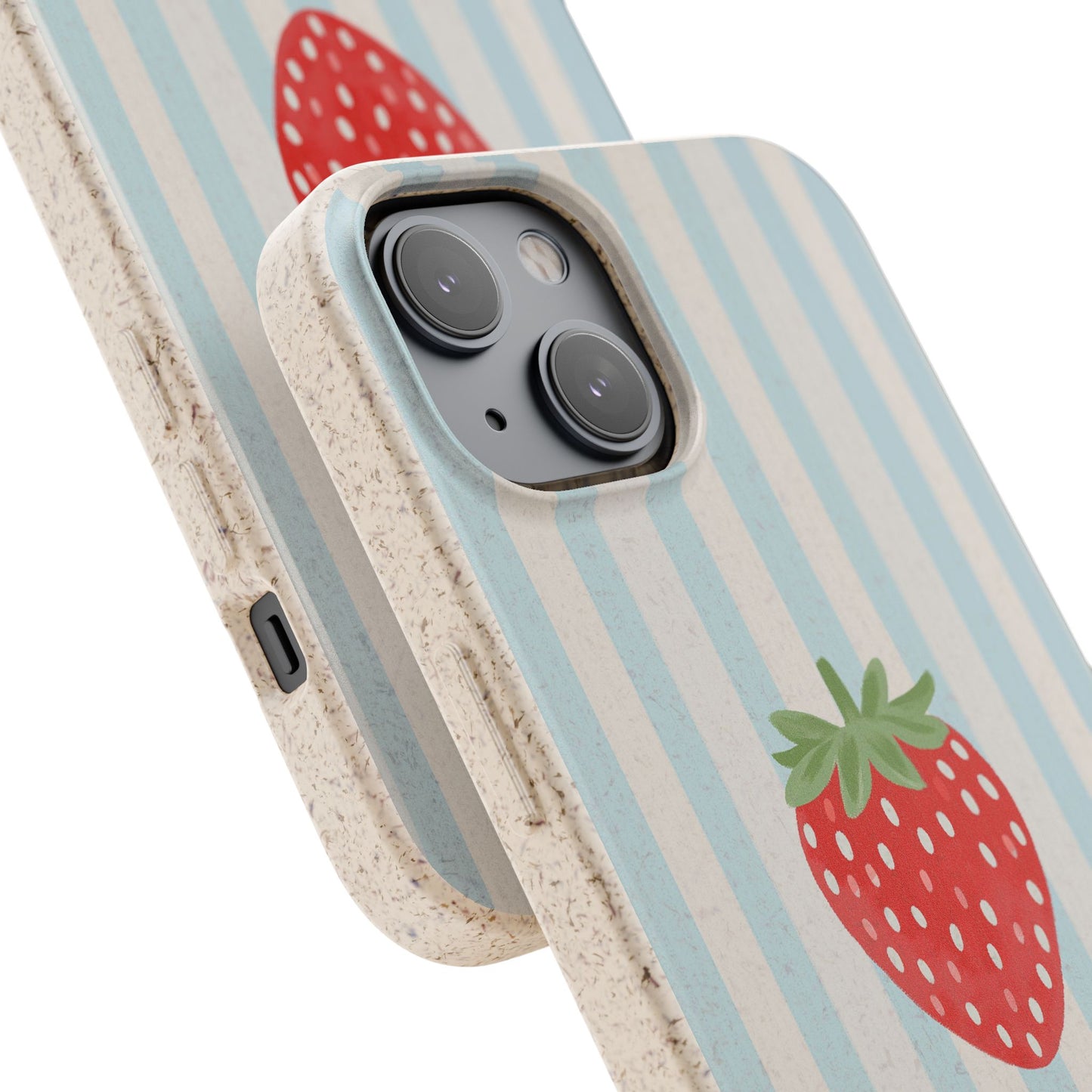 Strawberry Stripe iPhone Case