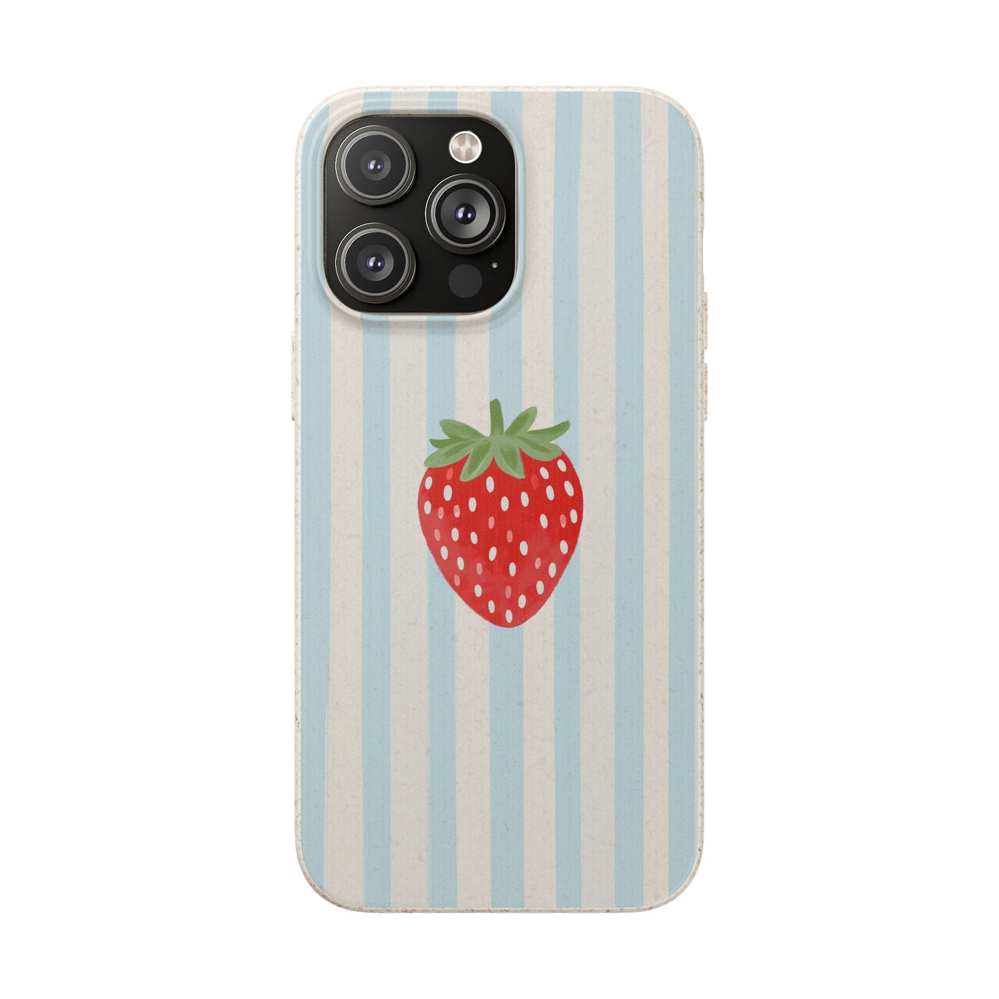 Strawberry Stripe iPhone Case