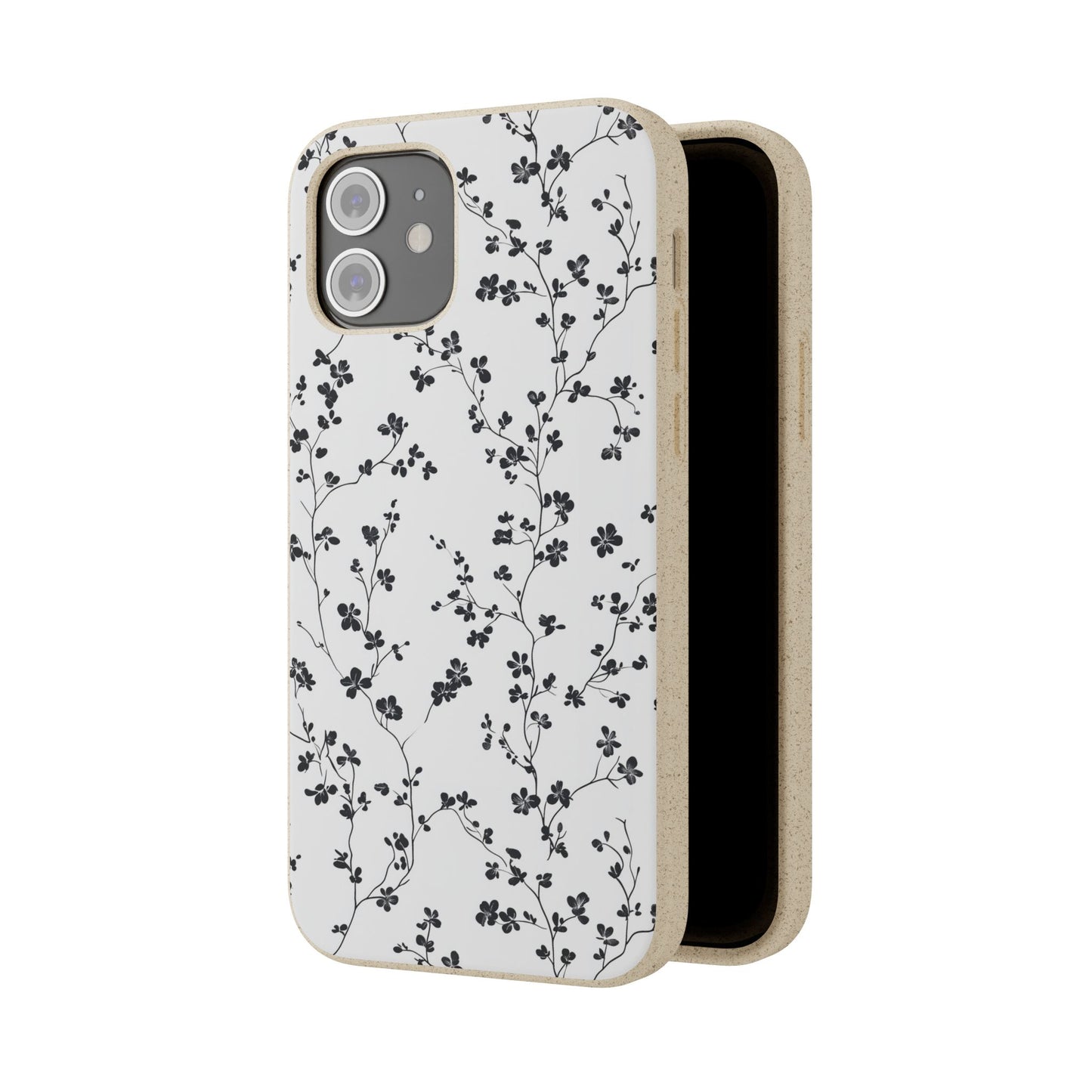 Black Blossoms iPhone Case