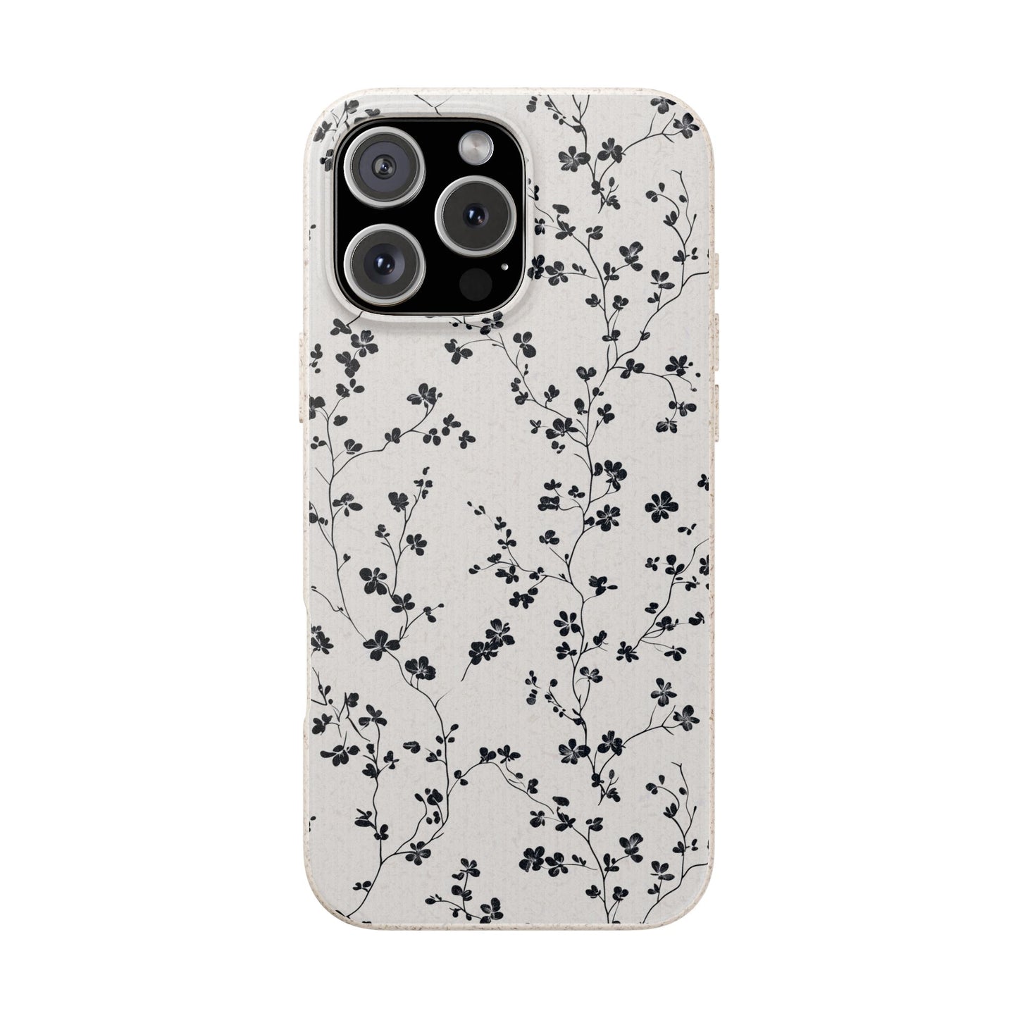 Black Blossoms iPhone Case
