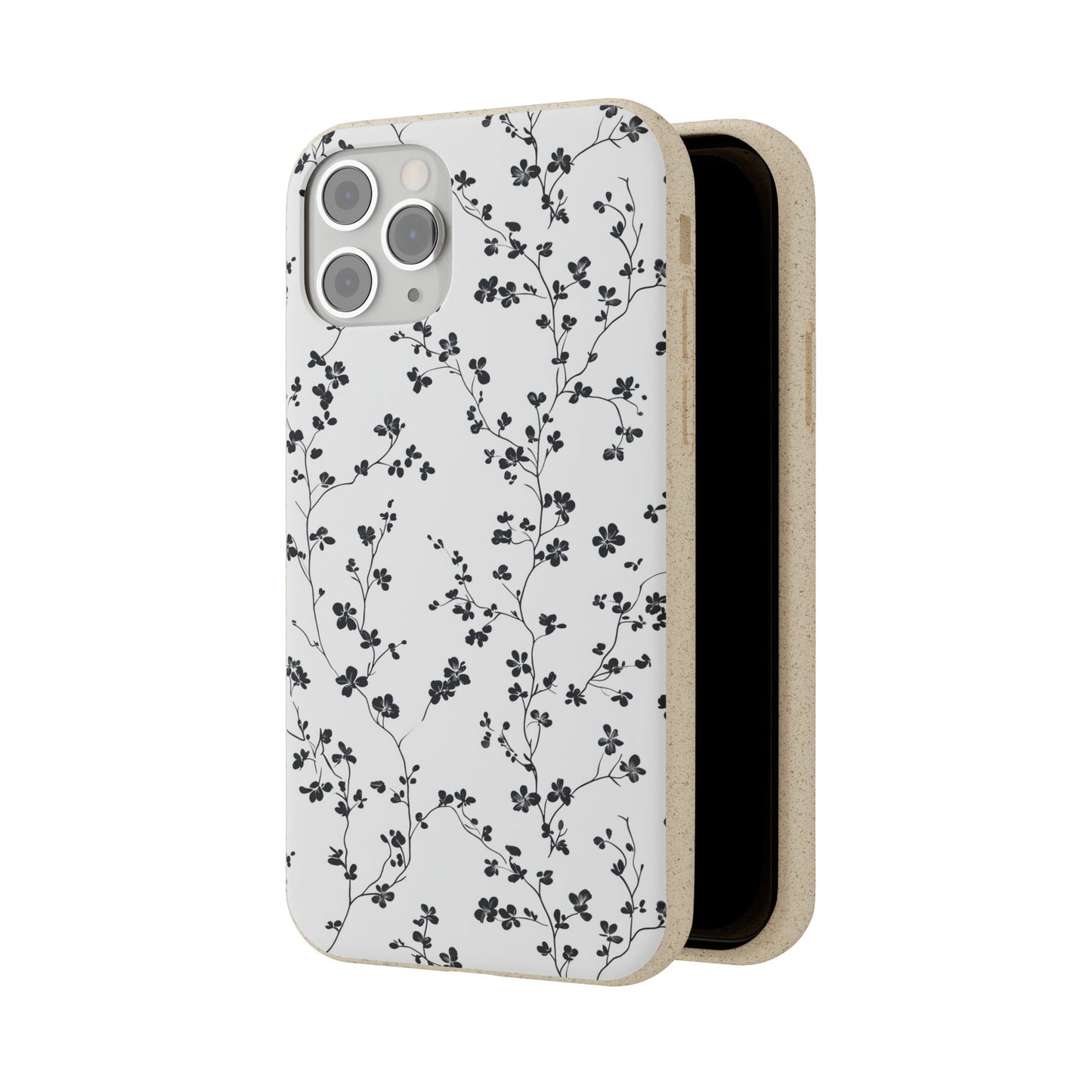 Black Blossoms iPhone Case