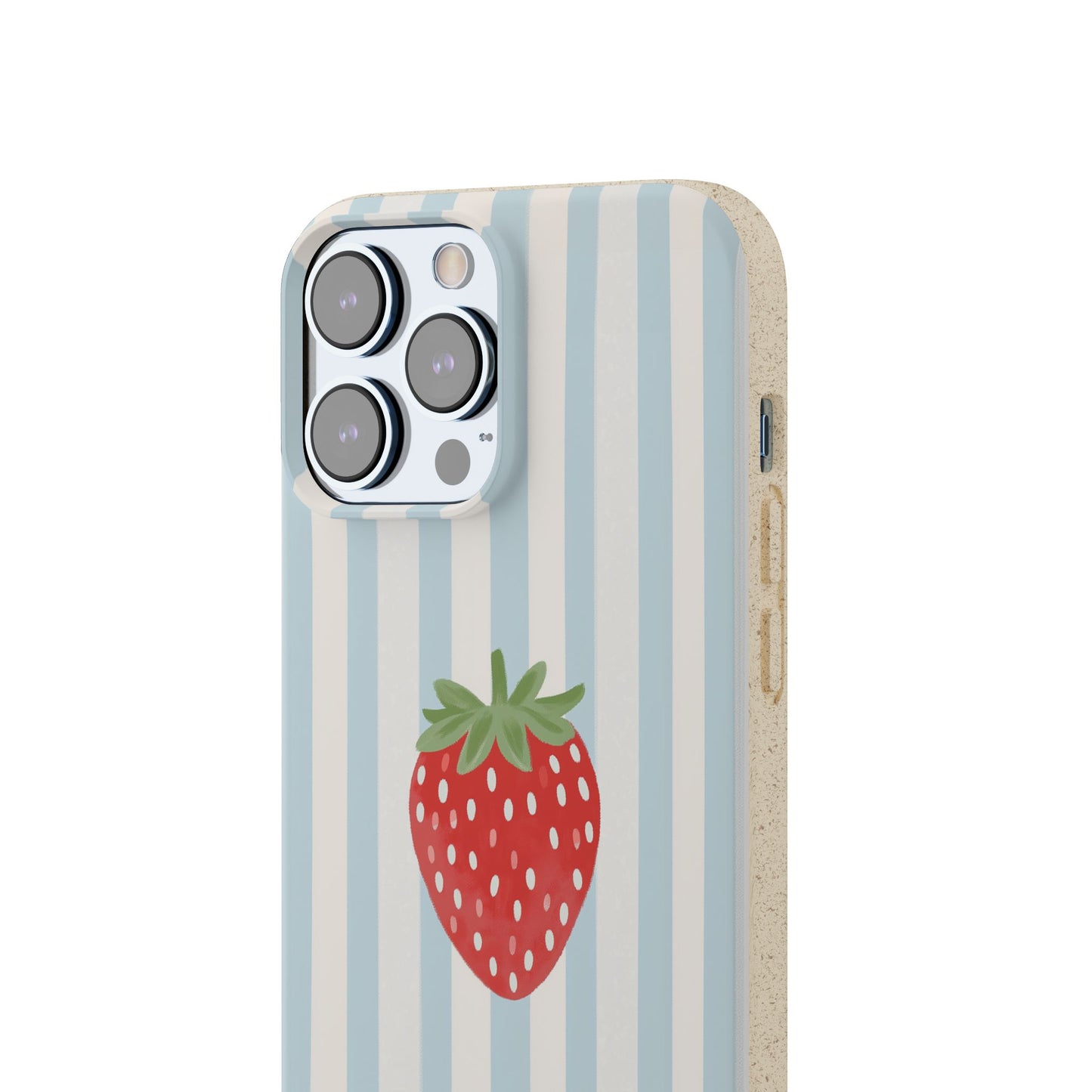 Strawberry Stripe iPhone Case