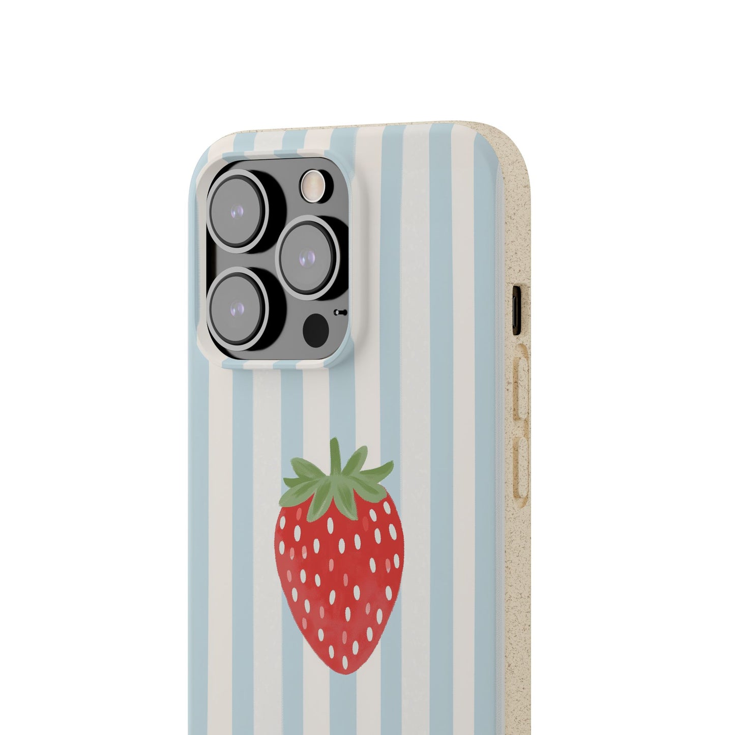 Strawberry Stripe iPhone Case