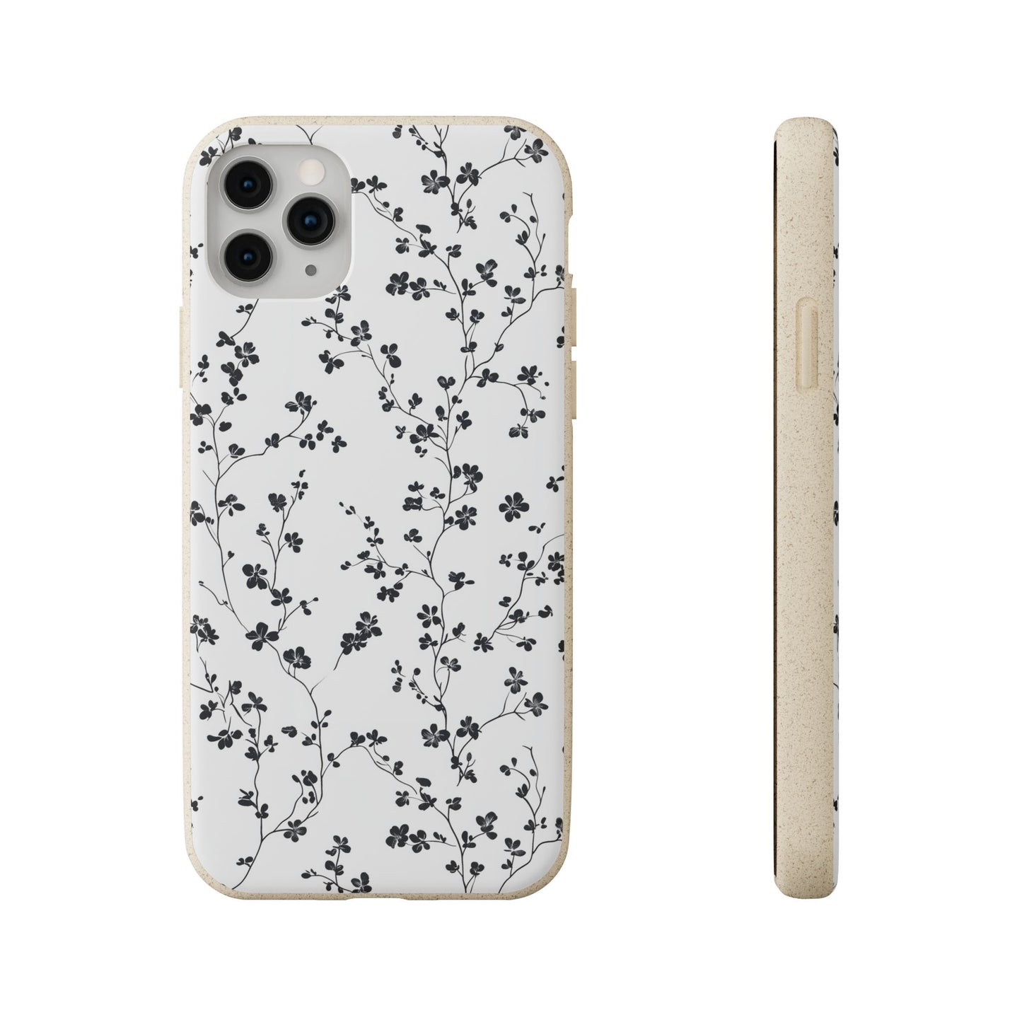 Black Blossoms iPhone Case