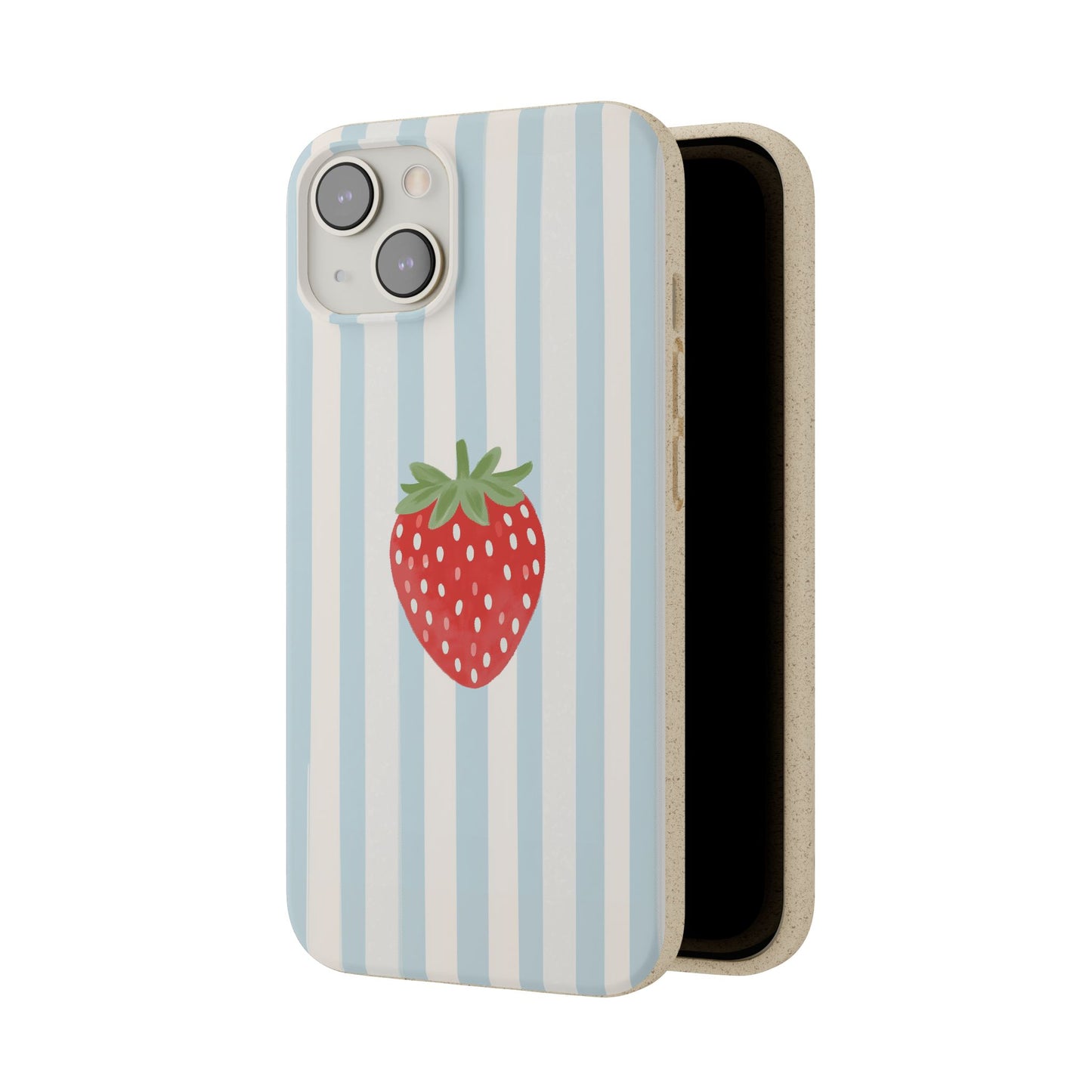 Strawberry Stripe iPhone Case
