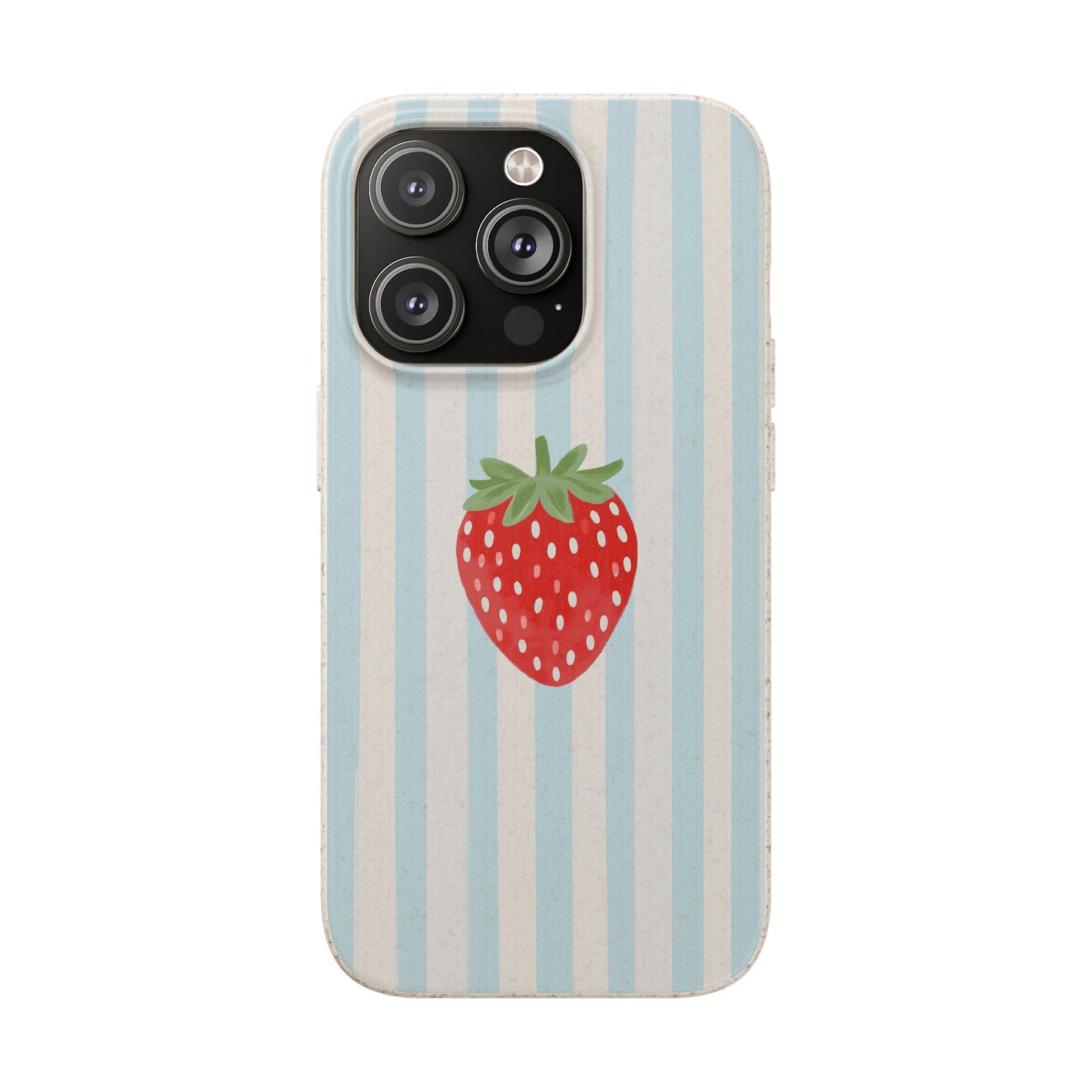 Strawberry Stripe iPhone Case