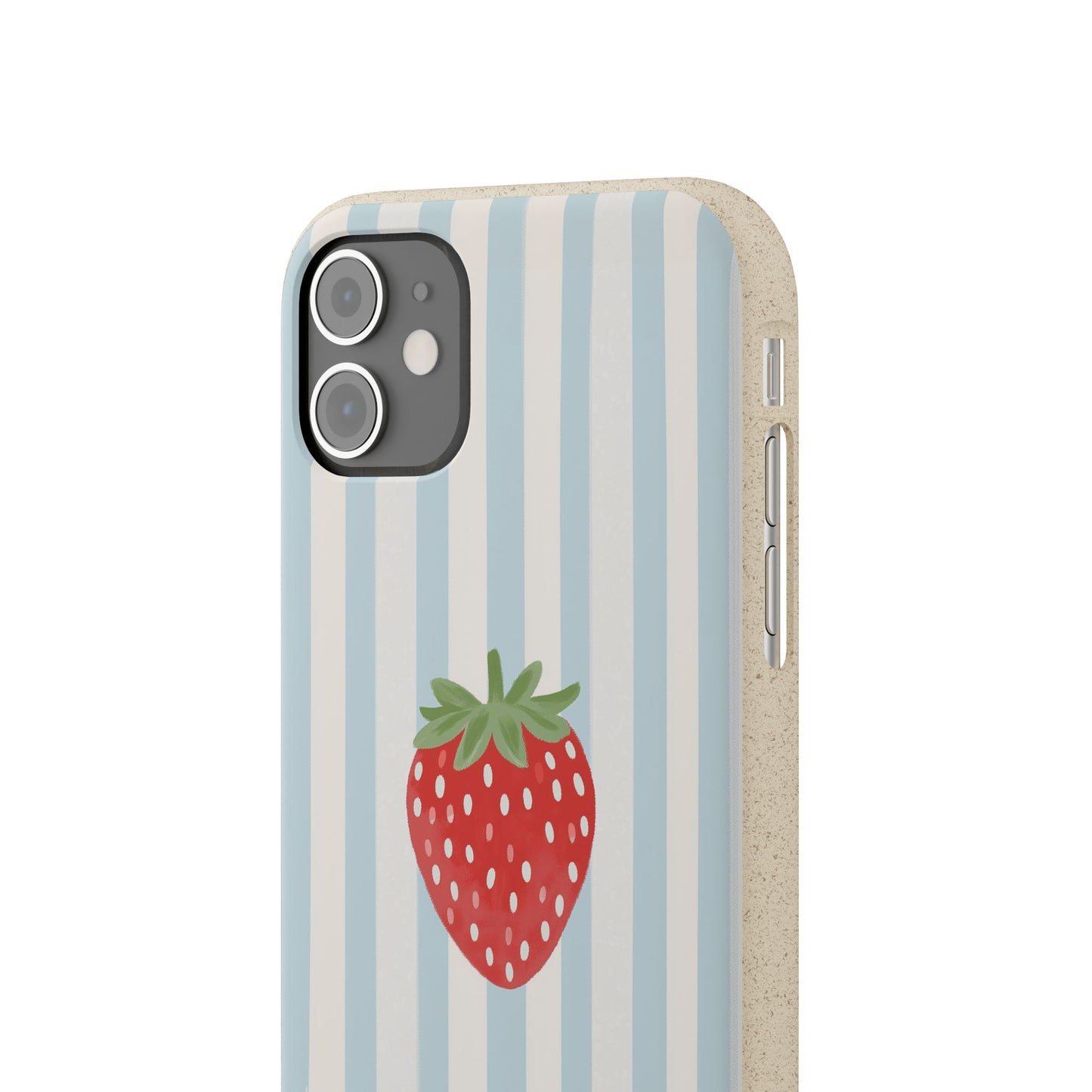 Strawberry Stripe iPhone Case