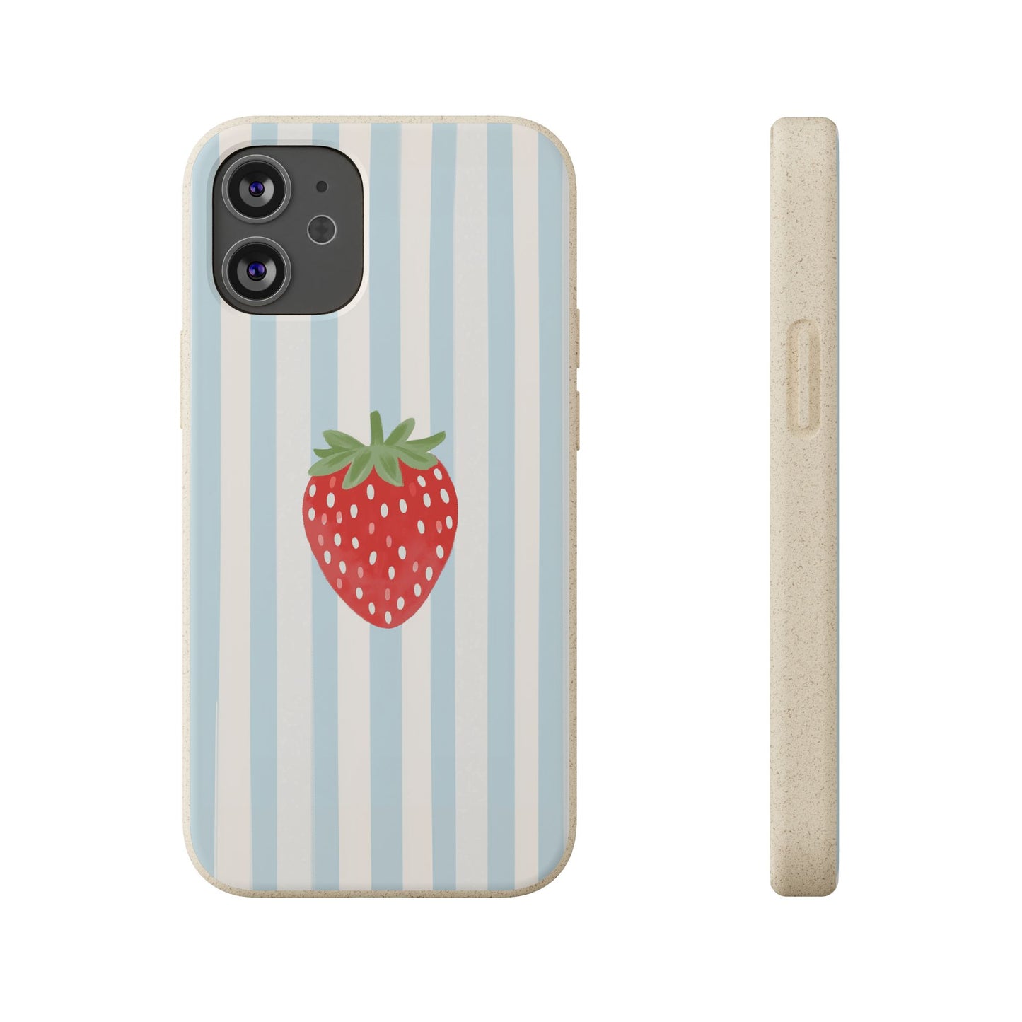 Strawberry Stripe iPhone Case