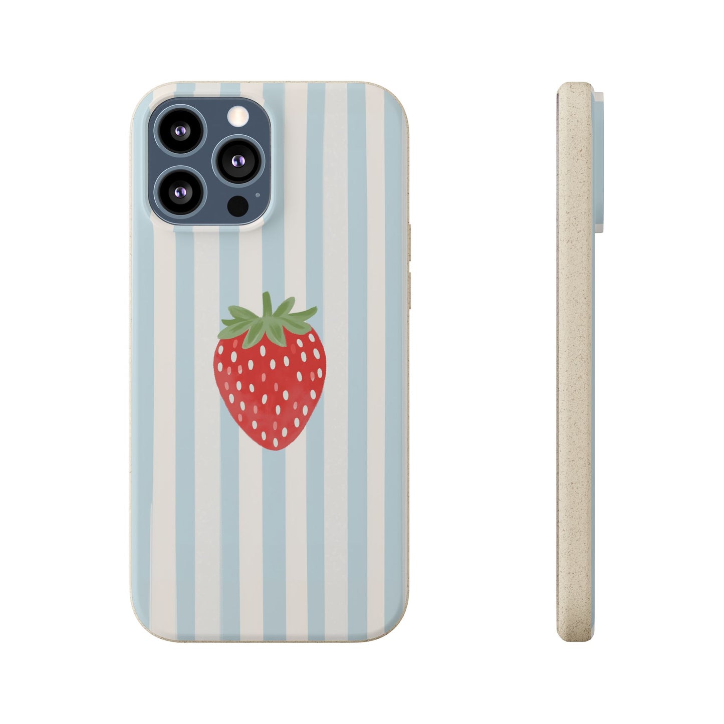 Strawberry Stripe iPhone Case