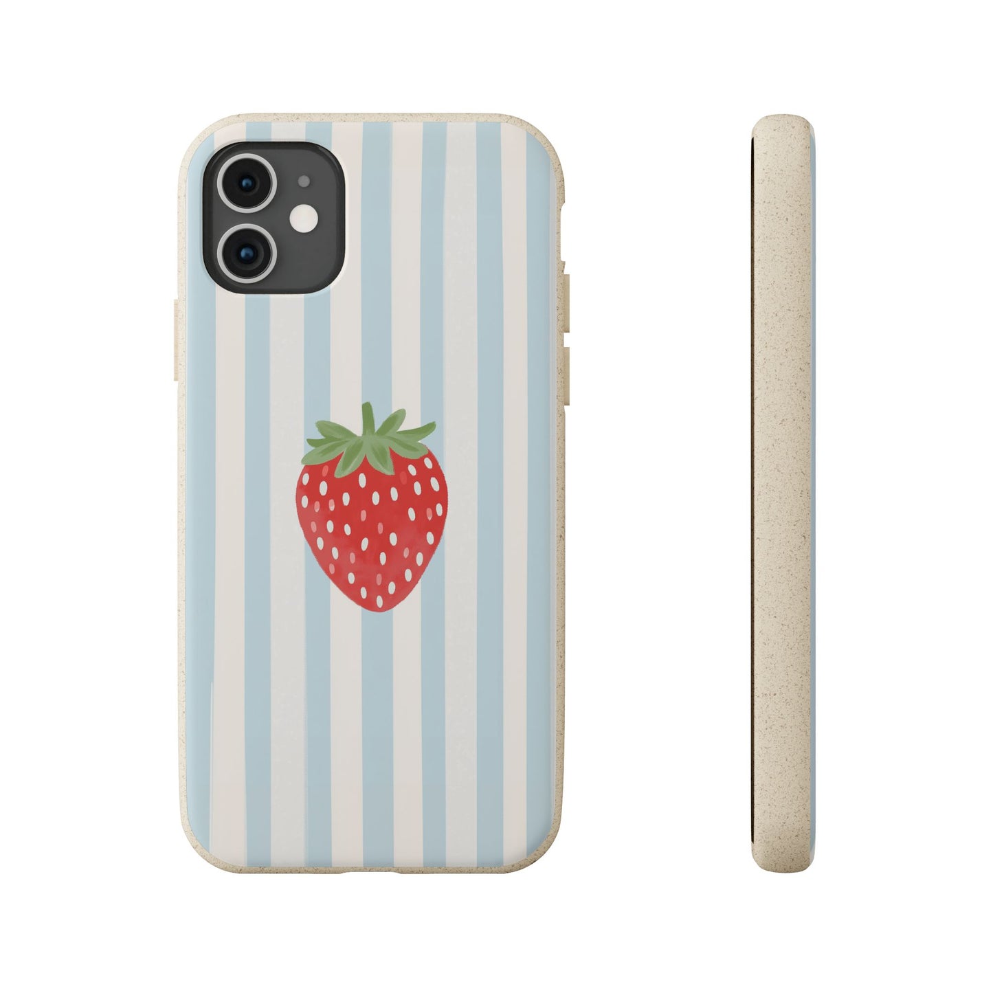 Strawberry Stripe iPhone Case
