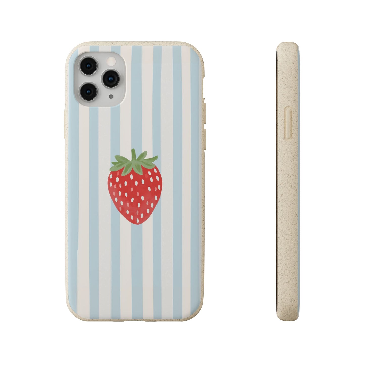 Strawberry Stripe iPhone Case