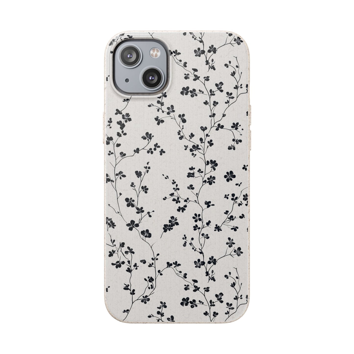 Black Blossoms iPhone Case