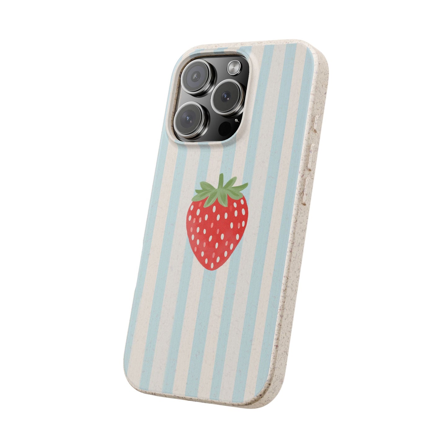 Strawberry Stripe iPhone Case