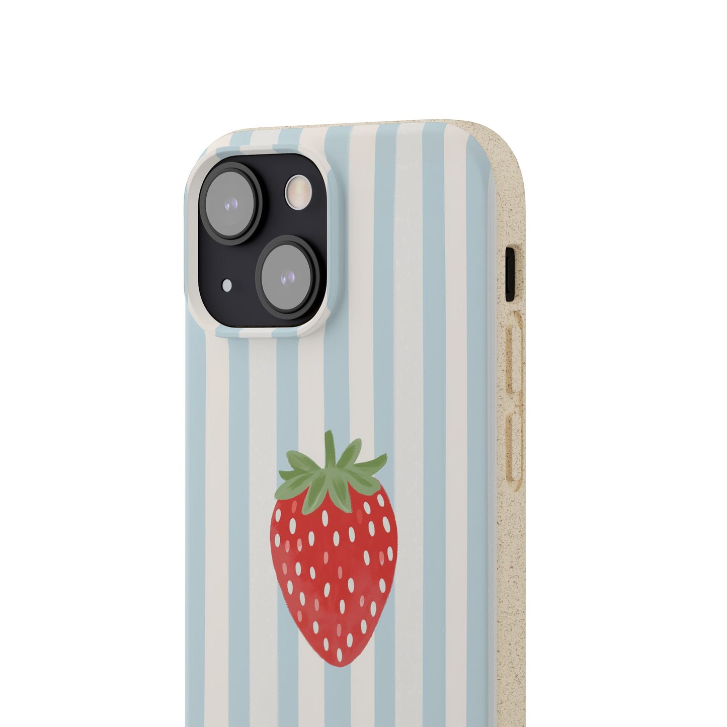 Strawberry Stripe iPhone Case
