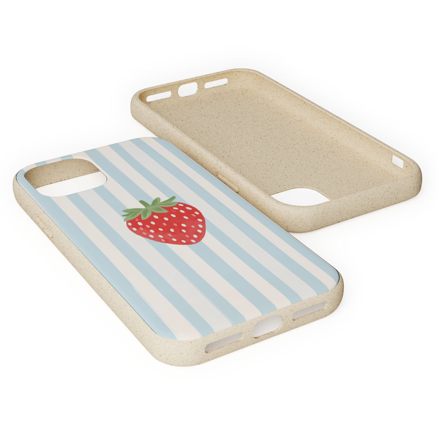 Strawberry Stripe iPhone Case