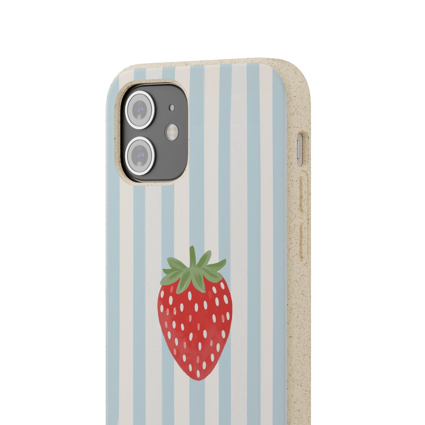 Strawberry Stripe iPhone Case