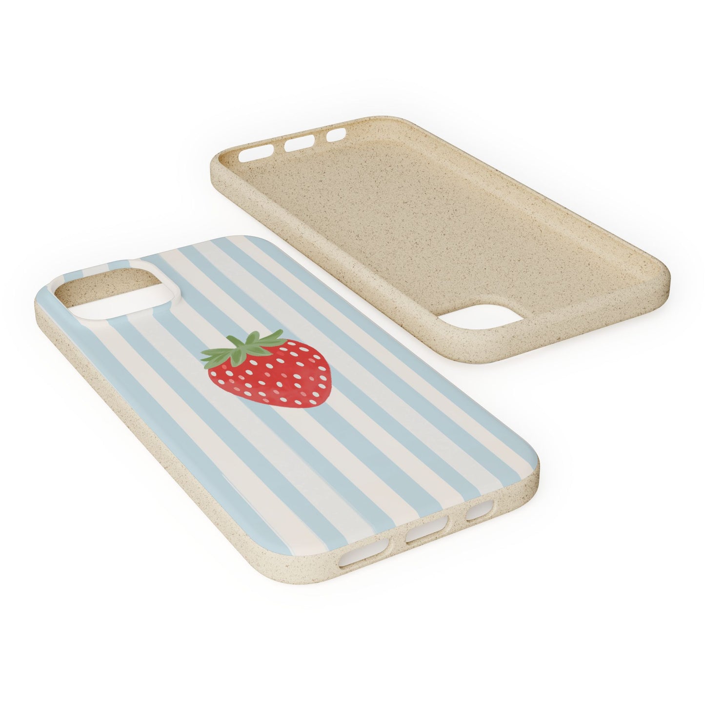 Strawberry Stripe iPhone Case