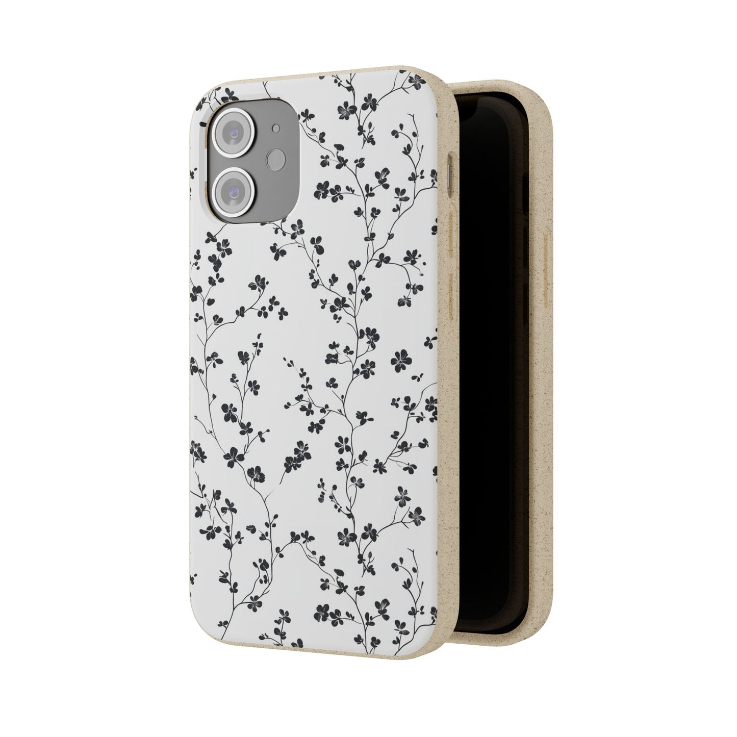 Black Blossoms iPhone Case