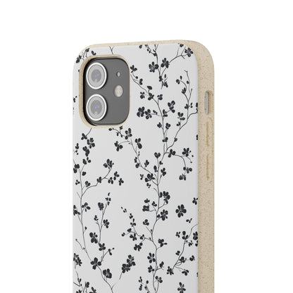 Black Blossoms iPhone Case