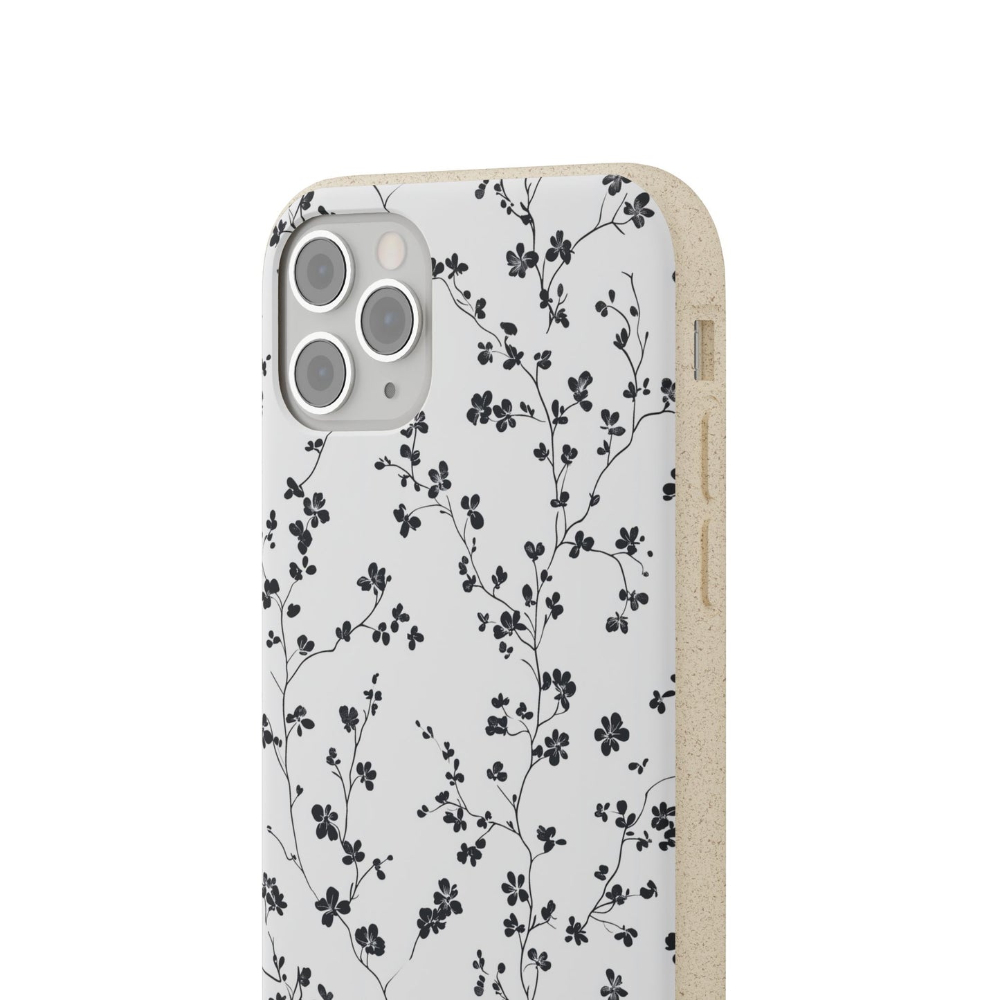 Black Blossoms iPhone Case