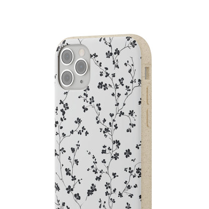 Black Blossoms iPhone Case