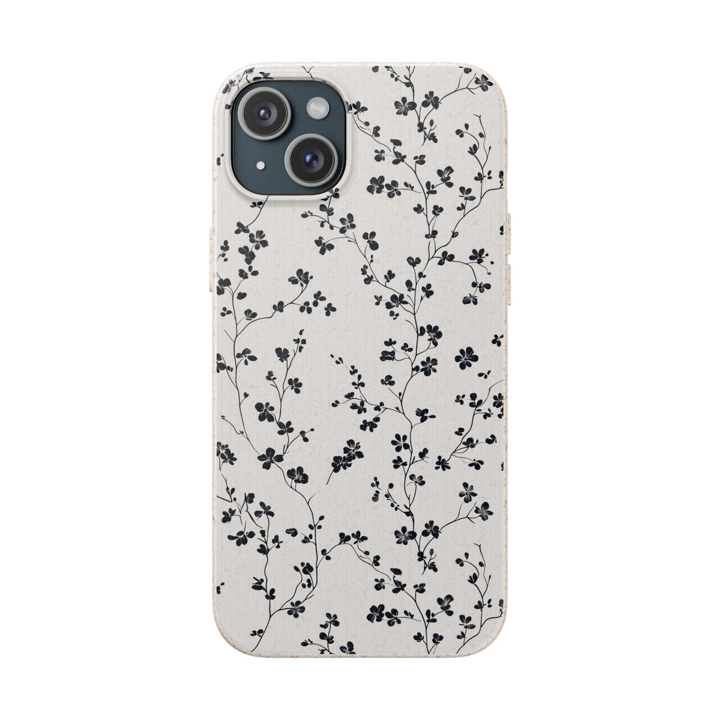 Black Blossoms iPhone Case