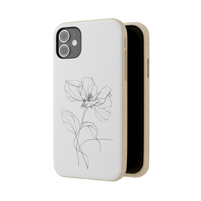 Minimalist Flower iPhone Case