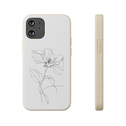 Minimalist Flower iPhone Case
