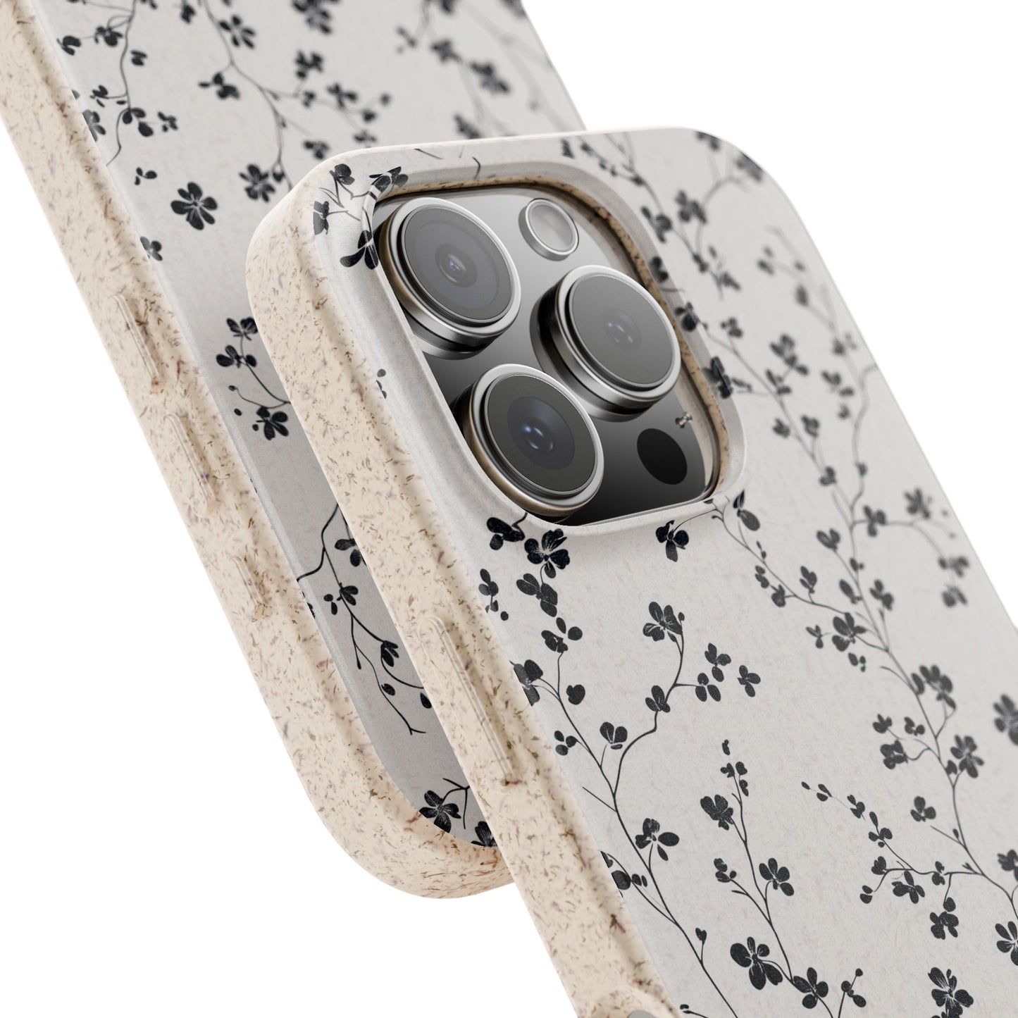 Black Blossoms iPhone Case