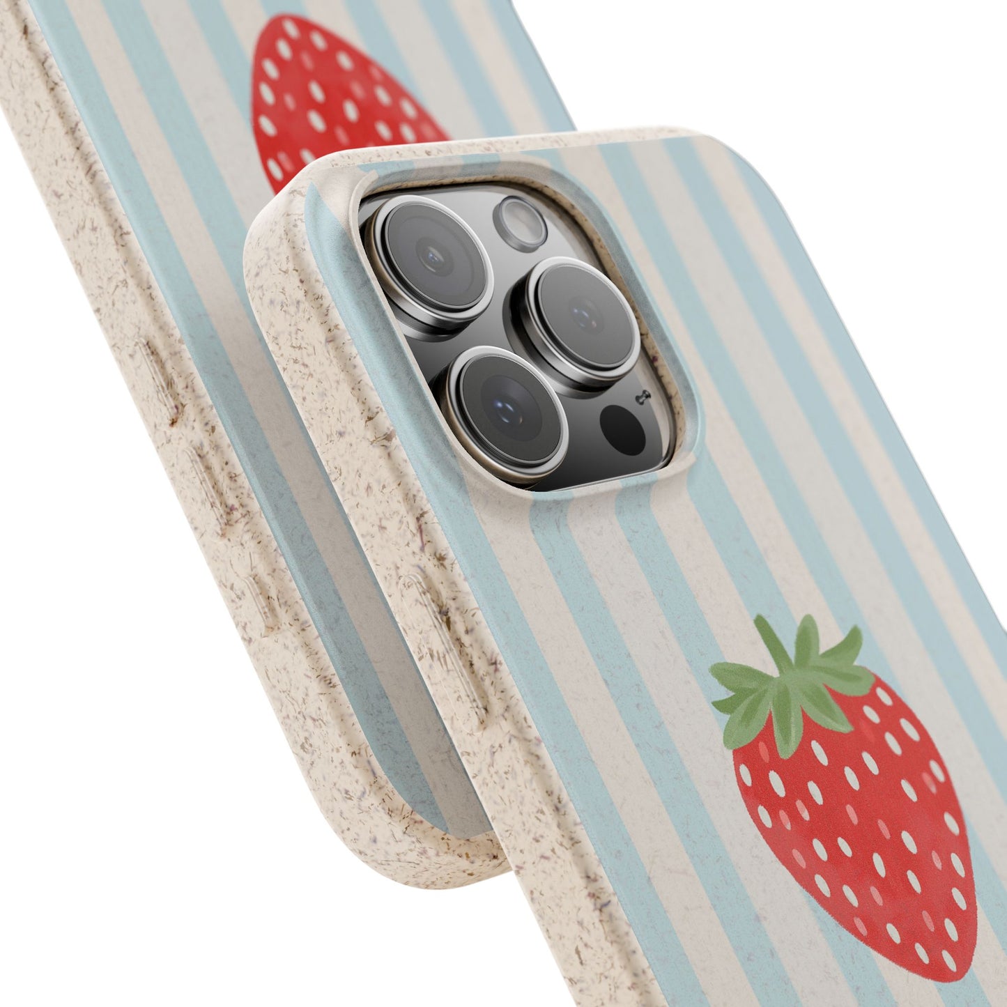 Strawberry Stripe iPhone Case