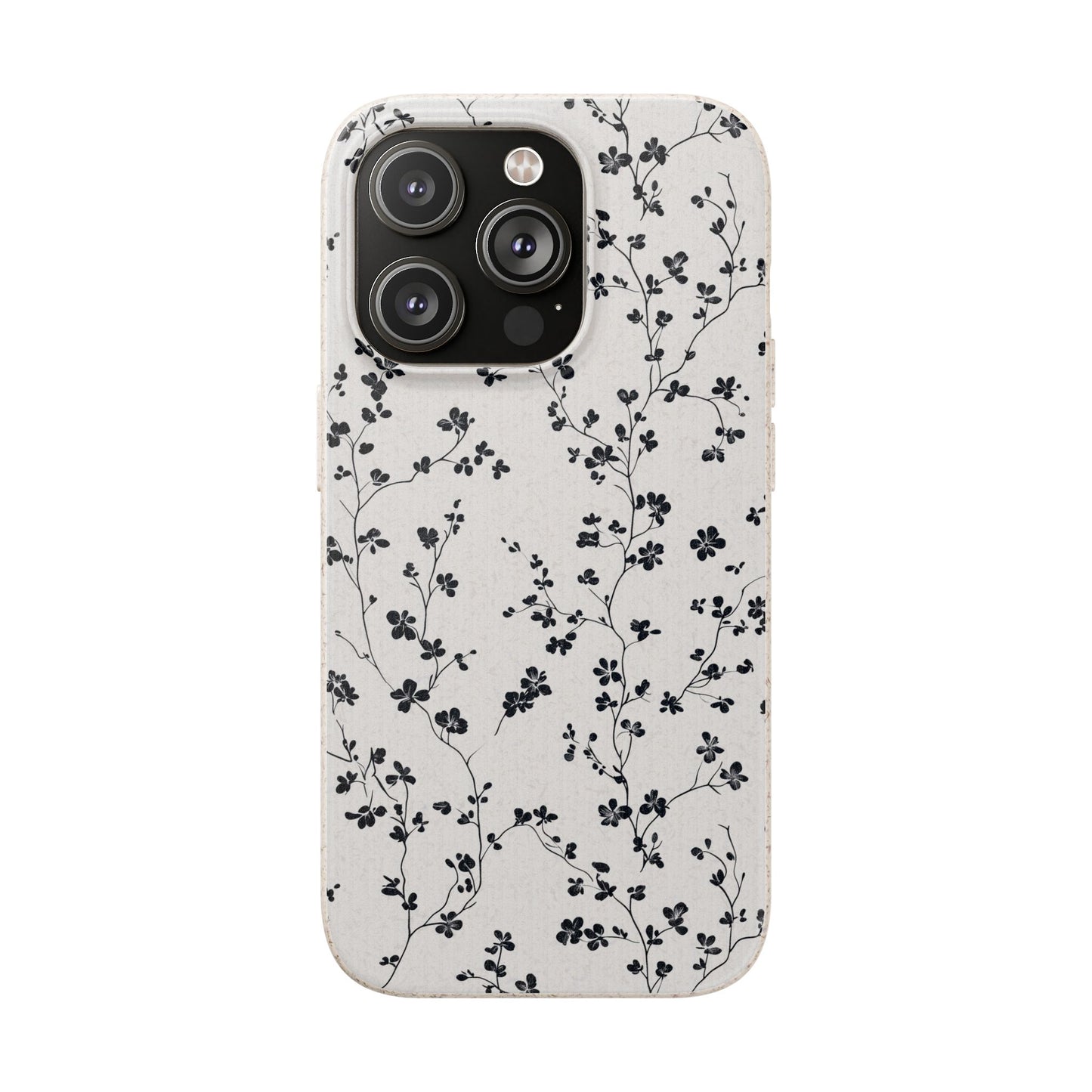 Black Blossoms iPhone Case