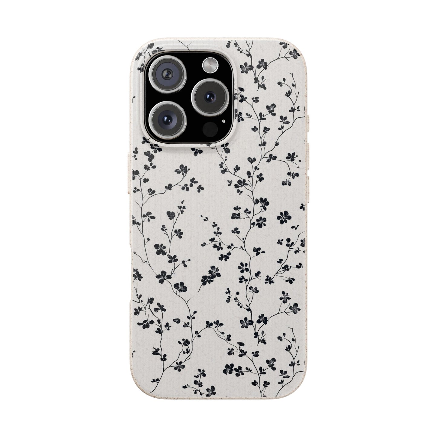 Black Blossoms iPhone Case