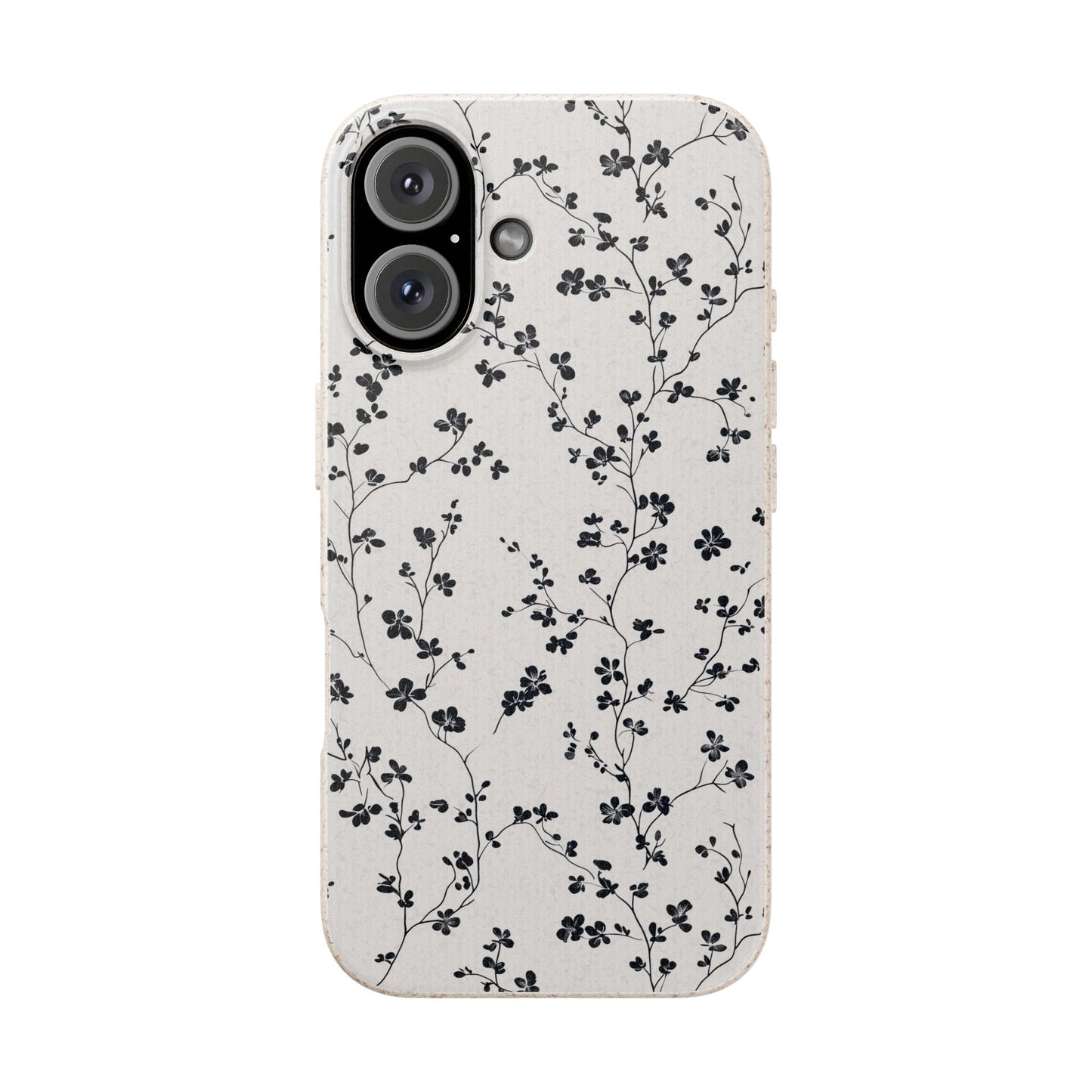 Black Blossoms iPhone Case